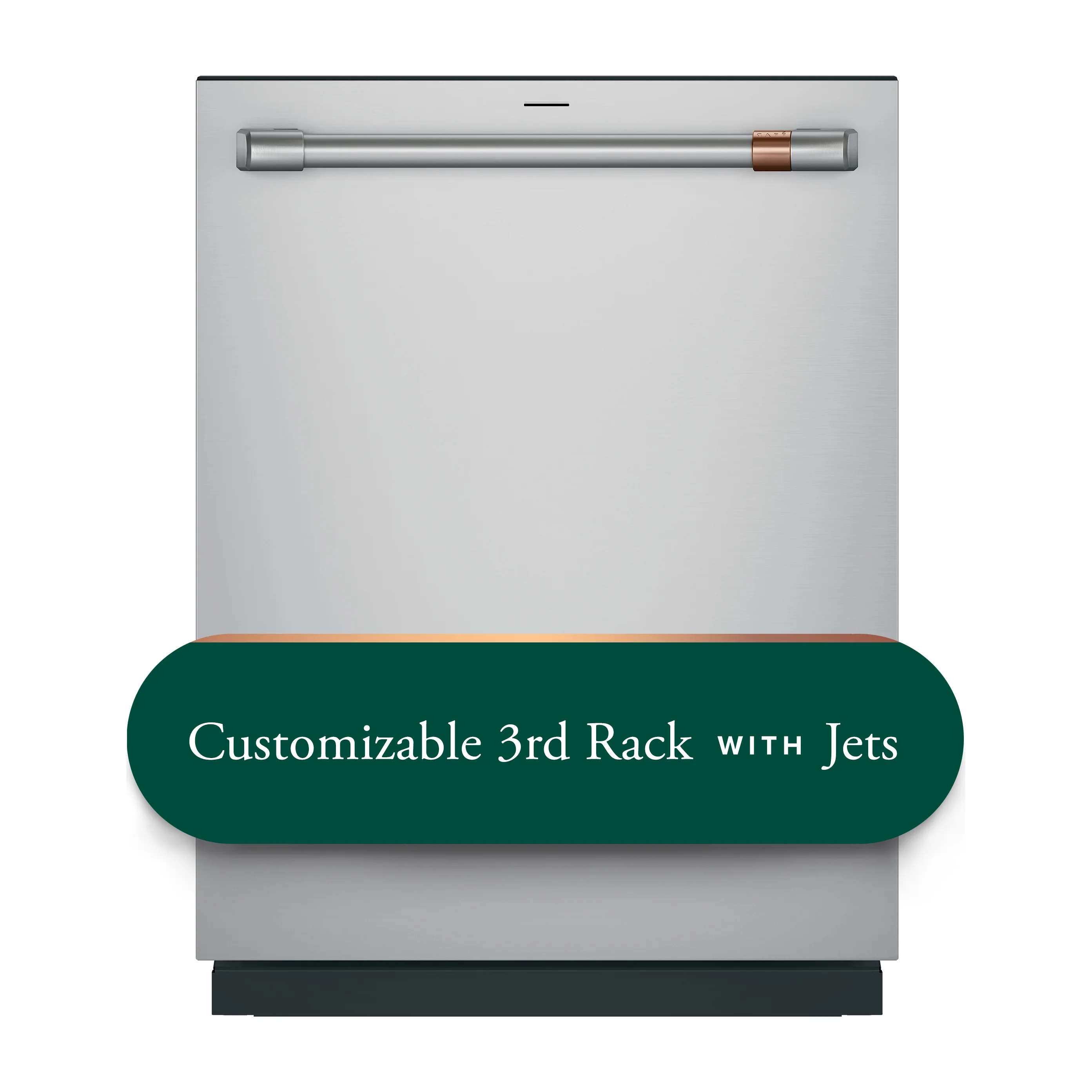 CAFÉ™ CustomFit ENERGY STAR Stainless Interior Smart Dishwasher with Ultra Wash Top Rack and Dual Convection Ultra Dry, 44 dBA