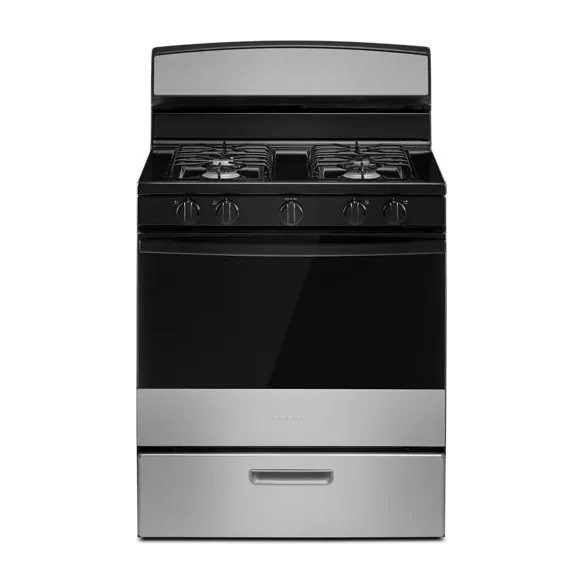 Amana® 30-inch Gas Range with Easy-Clean Glass Door