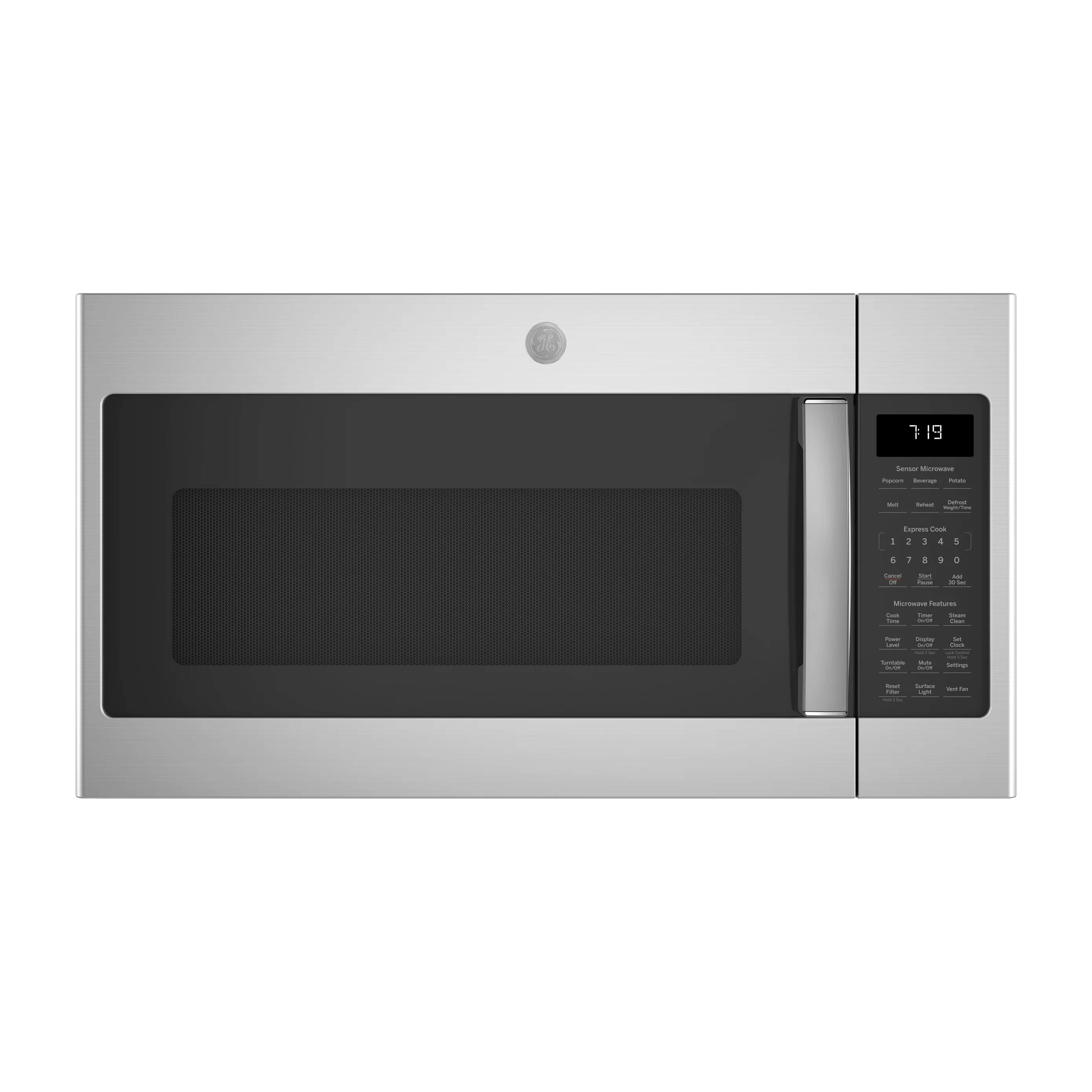 GE® 1.9 Cu. Ft. Over-the-Range Sensor Microwave Oven with Recirculating Venting