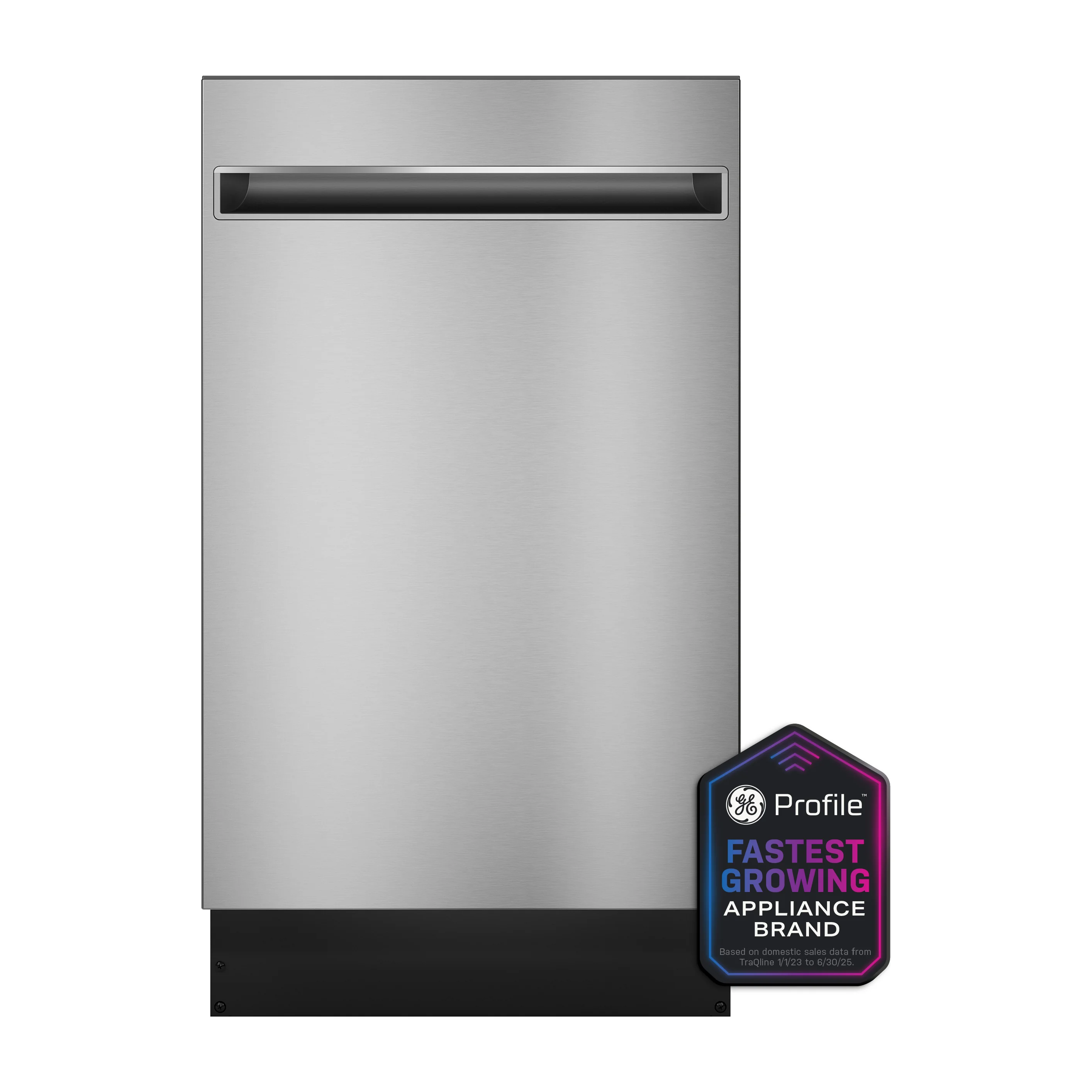 GE Profile™ ENERGY STAR® 18" ADA Compliant Stainless Steel Interior Dishwasher with Sanitize Cycle