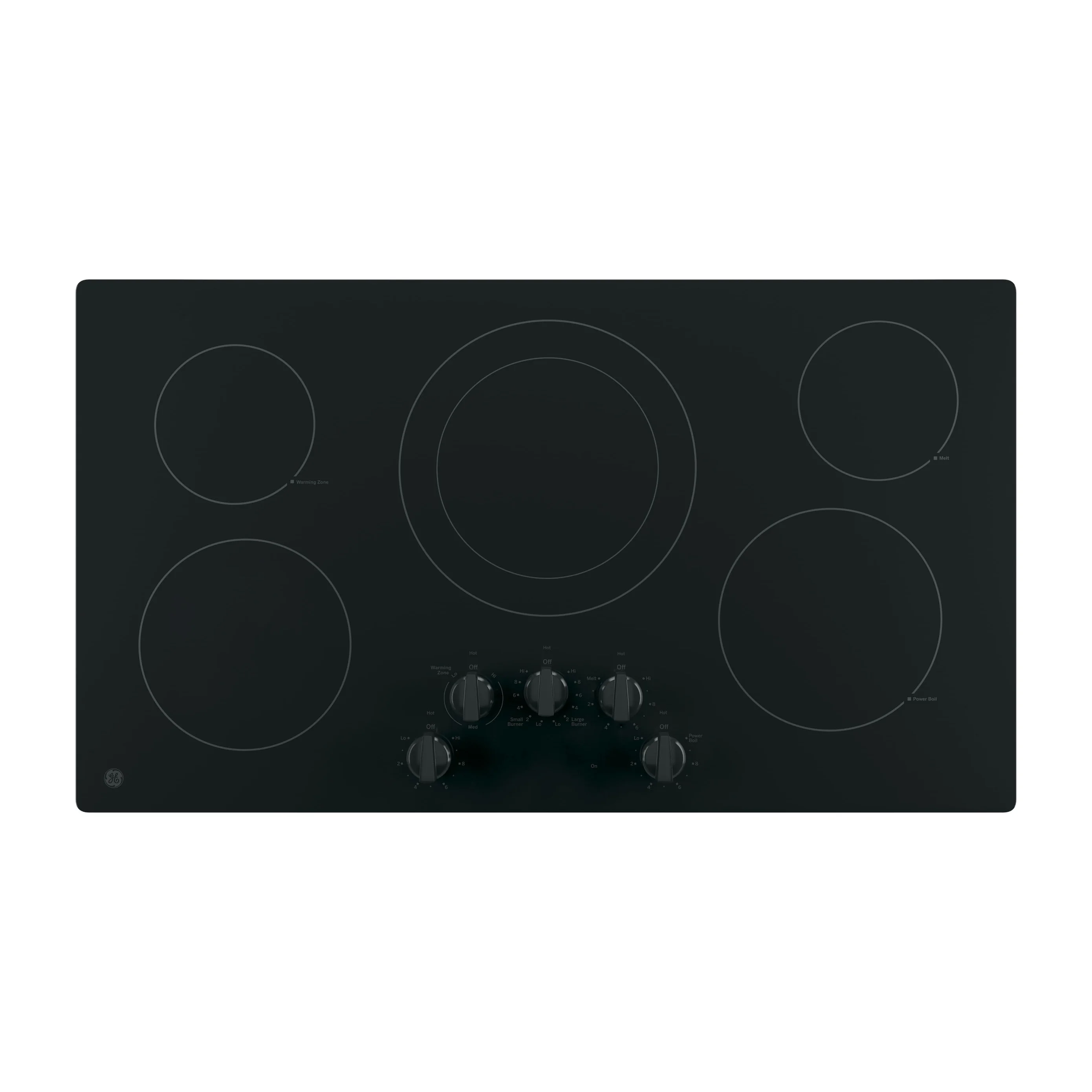 GE® 36" Built-In Knob Control Electric Cooktop