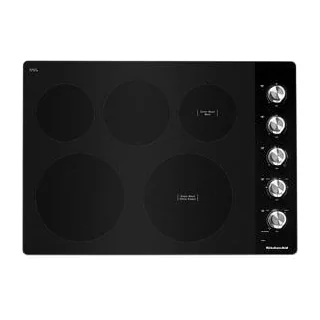 30" Electric Cooktop with 5 Elements and Knob Controls