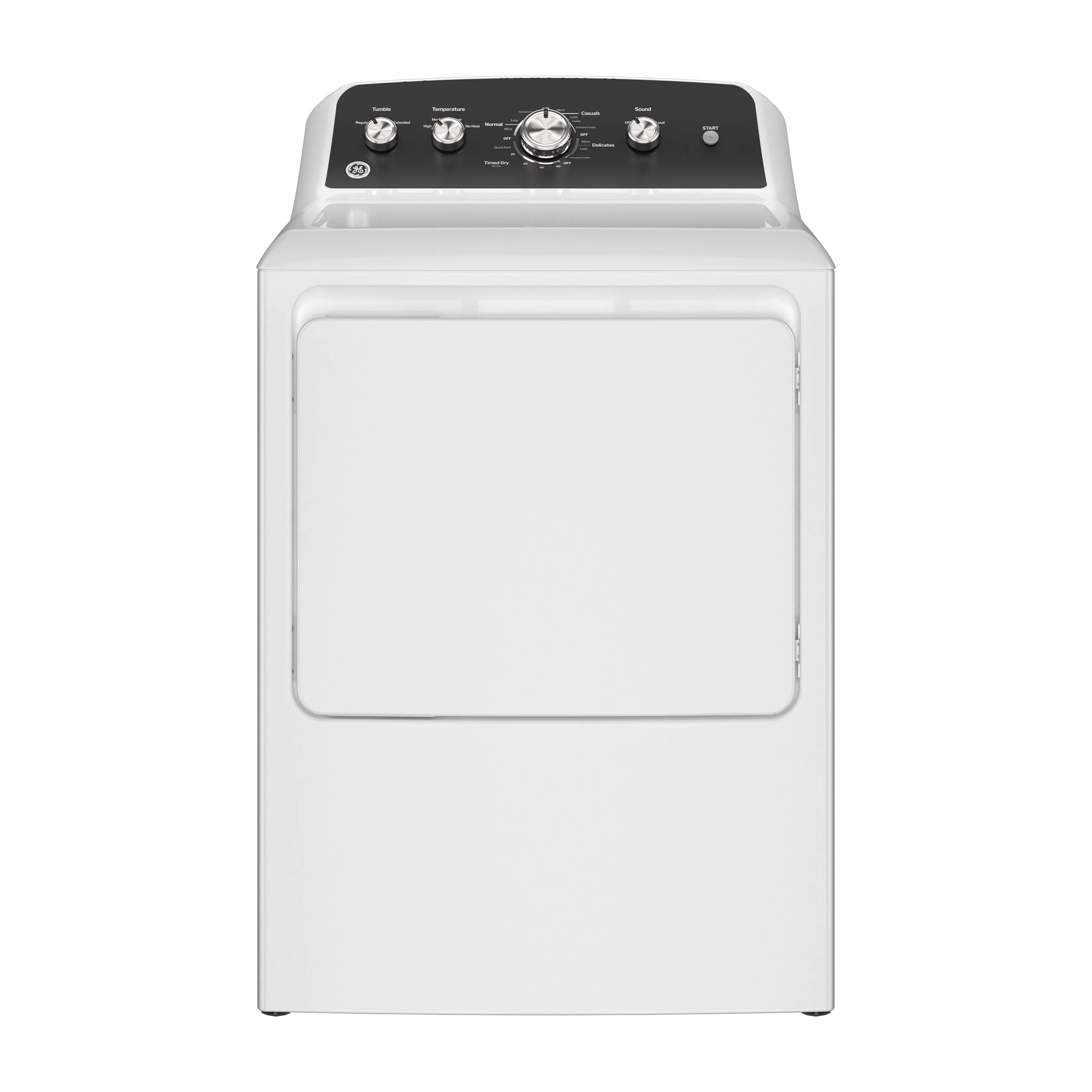 GE® 7.2 cu. ft. Capacity Electric&nbsp;Dryer with Up To 120 ft. Venting&nbsp;and&nbsp;Extended Tumble