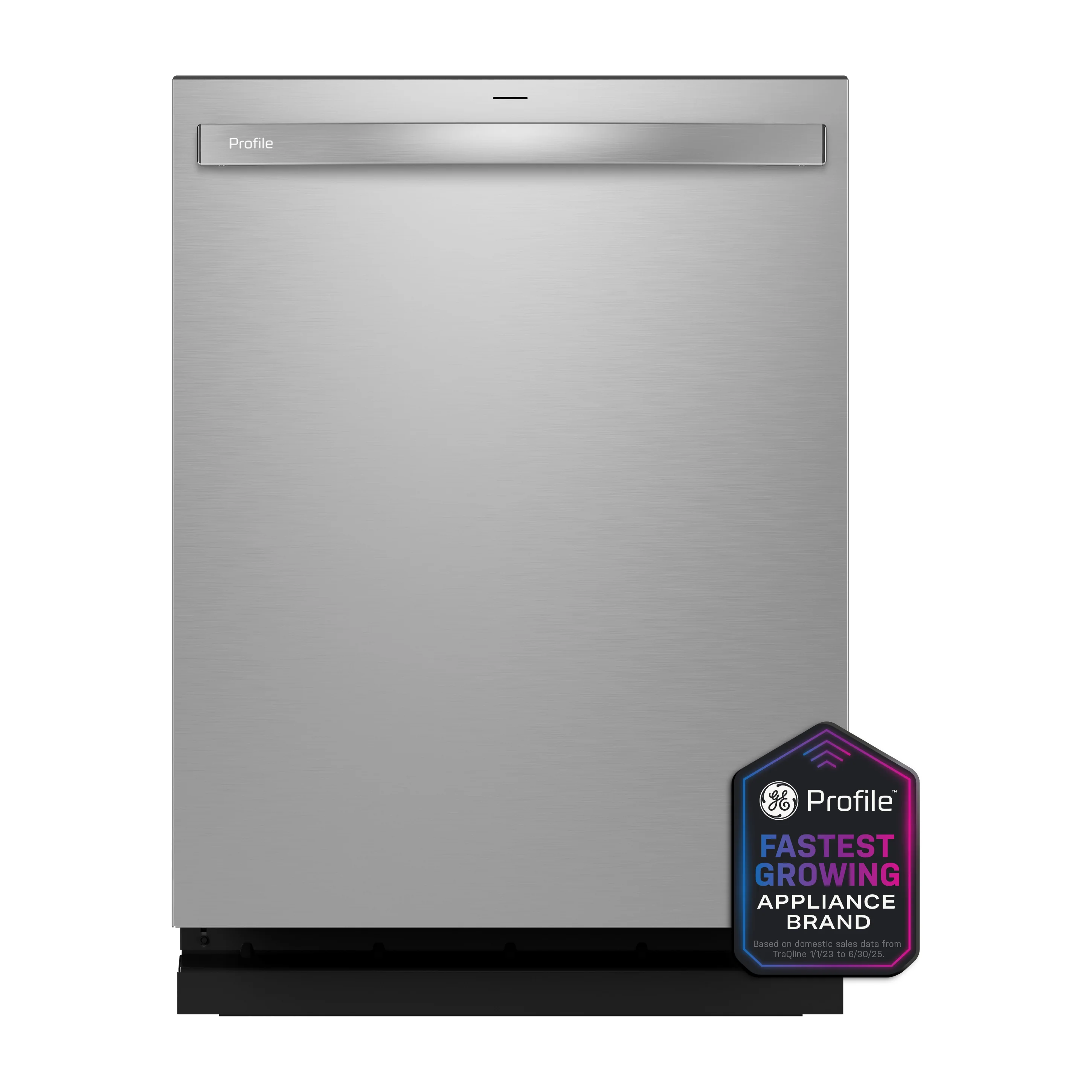 GE Profile™ ENERGY STAR® Fingerprint Resistant Top Control Stainless Interior Dishwasher with Microban™ Antimicrobial Technology