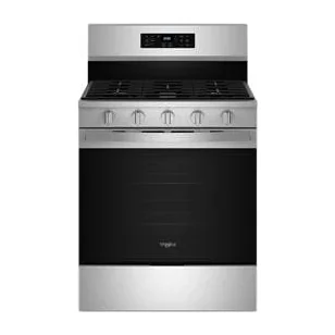 30-inch Gas Range with Air Cooking Technology, No Preheat Air Fry and Air Baking and Self Clean