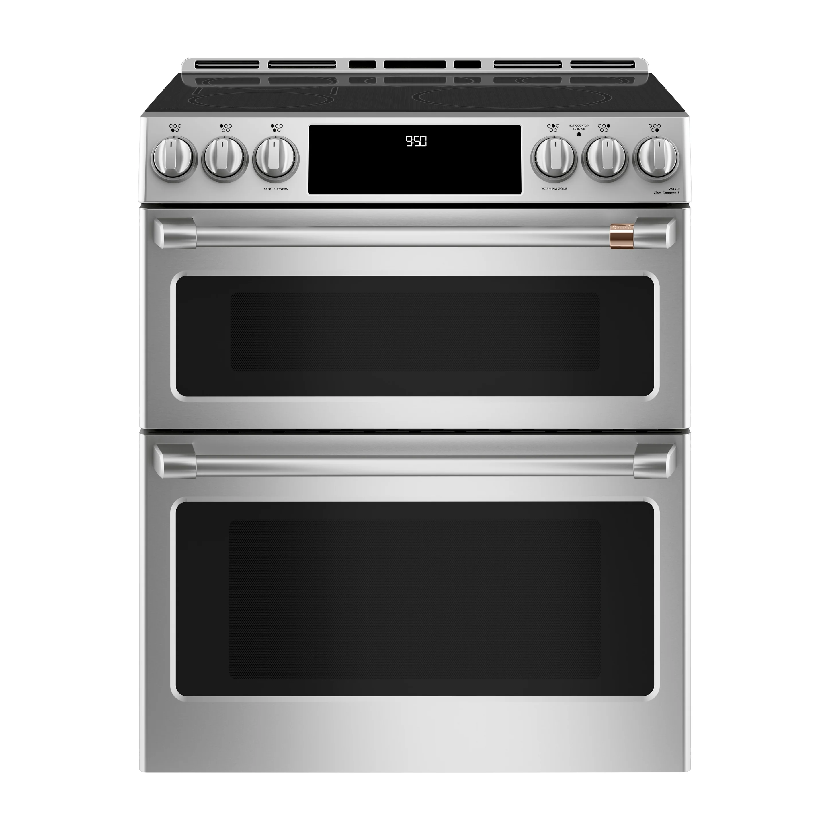CAFÉ™ 30" Smart Slide-In, Front-Control, Induction and Convection Double-Oven Range