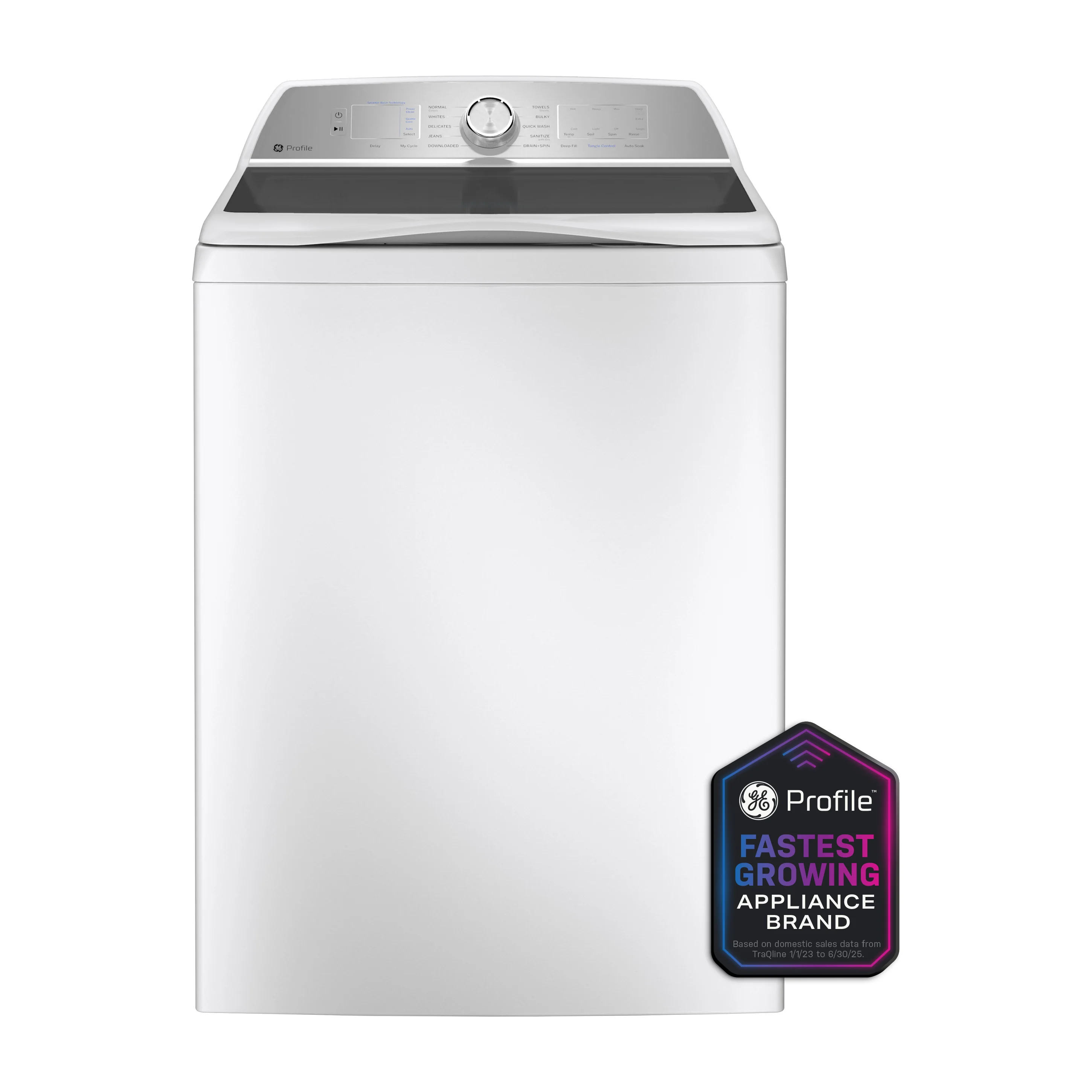 GE Profile™ ENERGY STAR® 5.0  cu. ft. Capacity Washer with Smarter Wash Technology and FlexDispense™