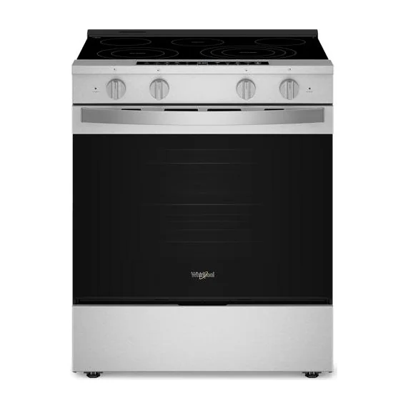 30-inch Smart Slide in Electric Range with Air Cooking Technology, No Preheat Air Fry, WipeClean™ Coating, Steam/Self Clean and High Speed Preheat
