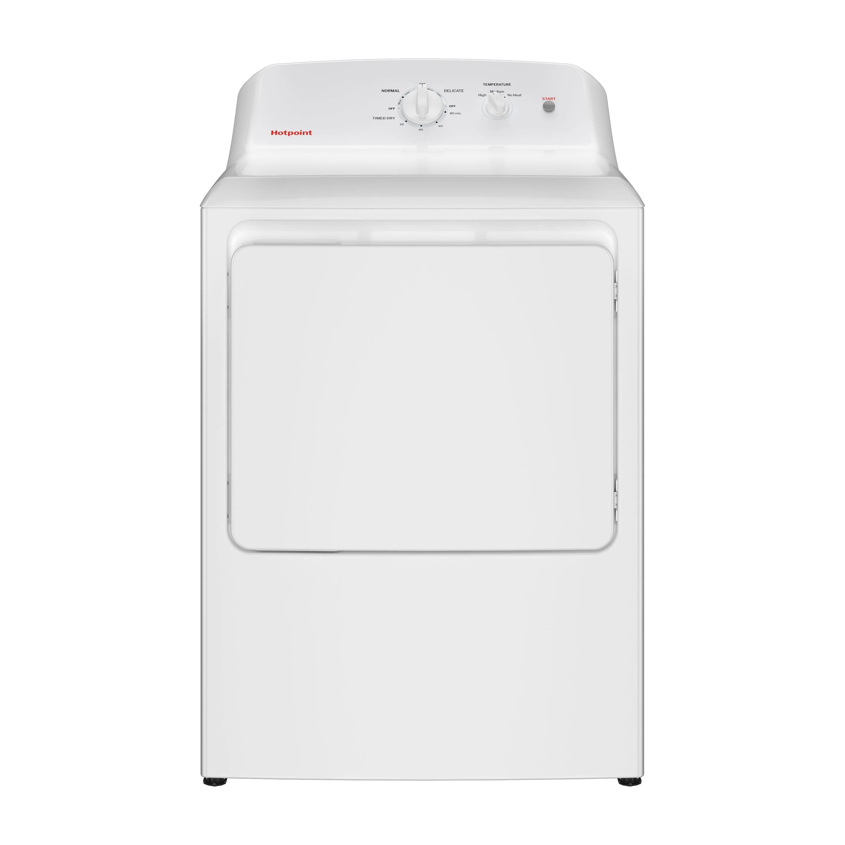 Hotpoint® 6.2 cu. ft. Capacity&nbsp;&nbsp;Electric&nbsp;Dryer&nbsp;with Up To 120 ft. Venting and Shallow Depth​