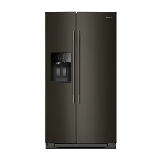 20.8 Cu. Ft. Counter-Depth Side-by-Side Refrigerator with Exterior Ice and Water Dispenser in Black Ore