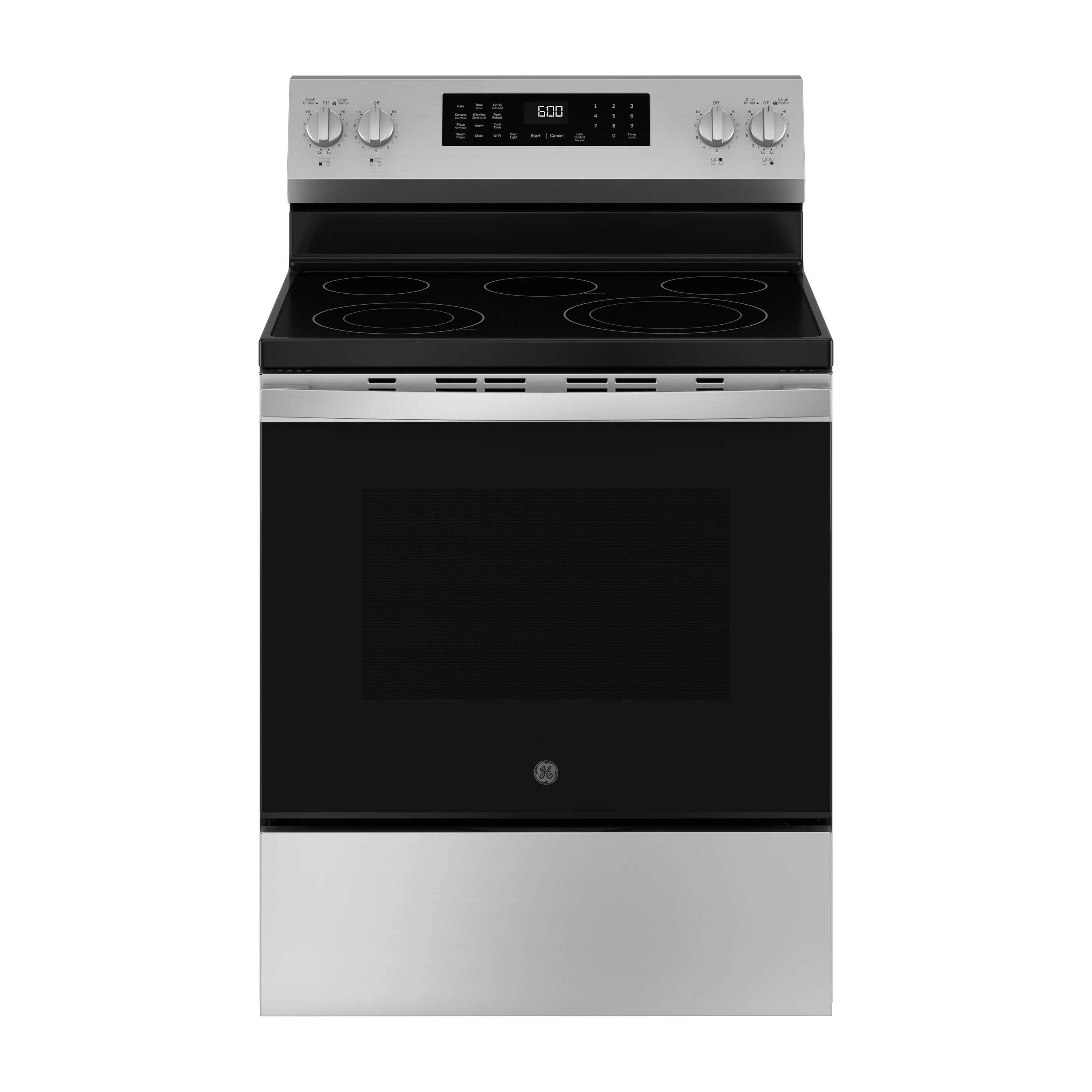 GE® ENERGY STAR® 30" Free-Standing Electric Convection Range with No Preheat Air Fry and EasyWash™ Oven Tray