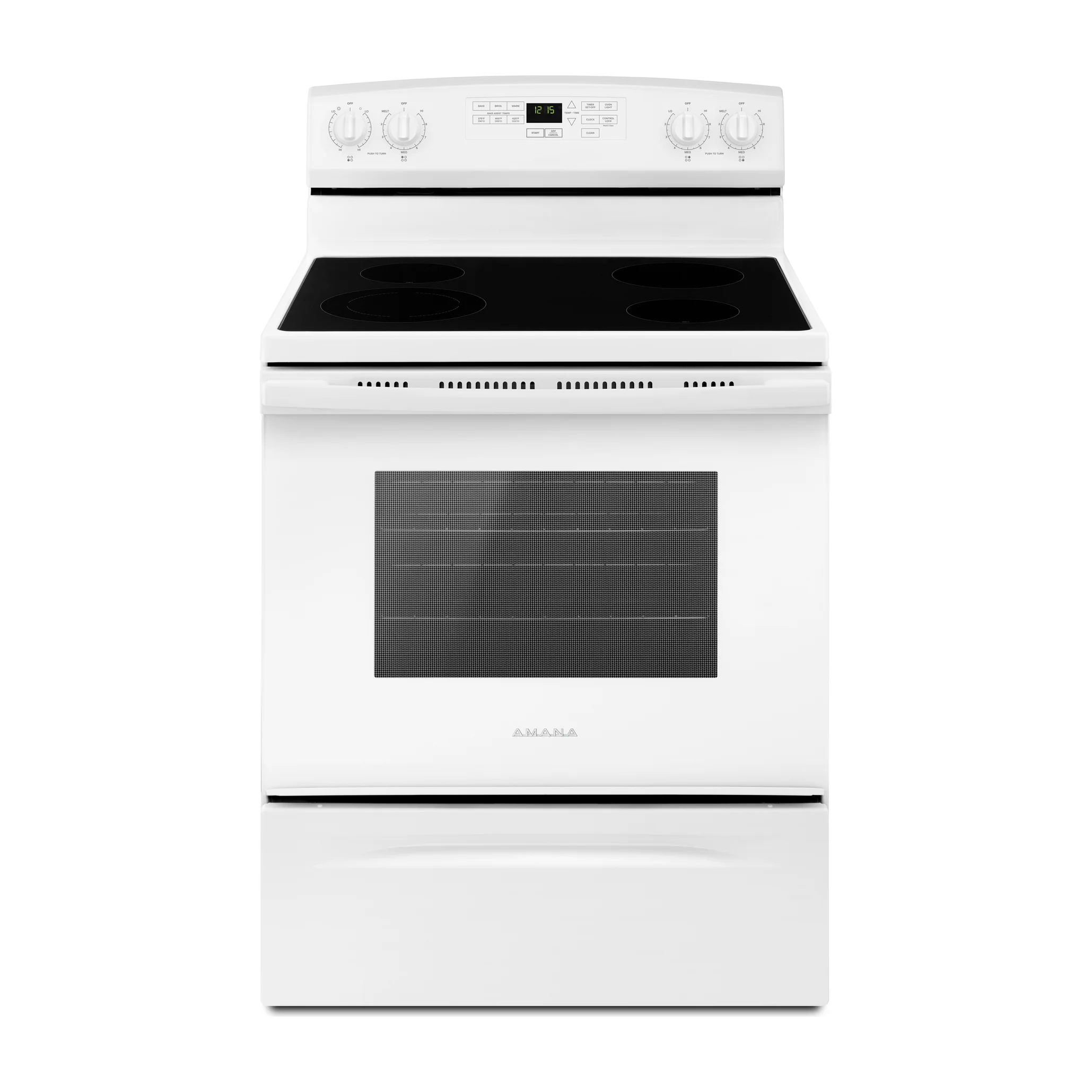30-inch Amana® Electric Range with Extra-Large Oven Window