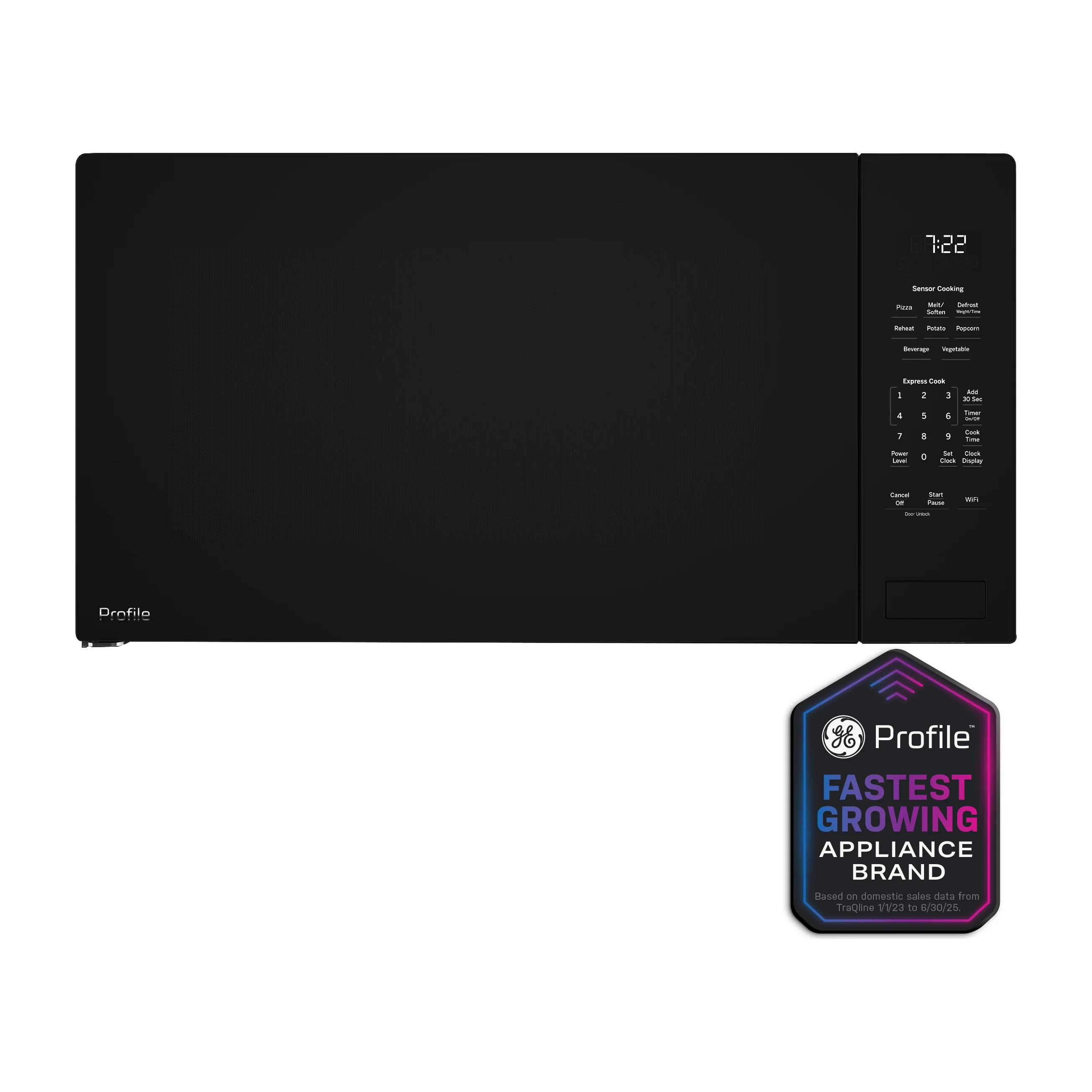 GE Profile™ 2.2 Cu. Ft. Built-In Sensor Microwave Oven