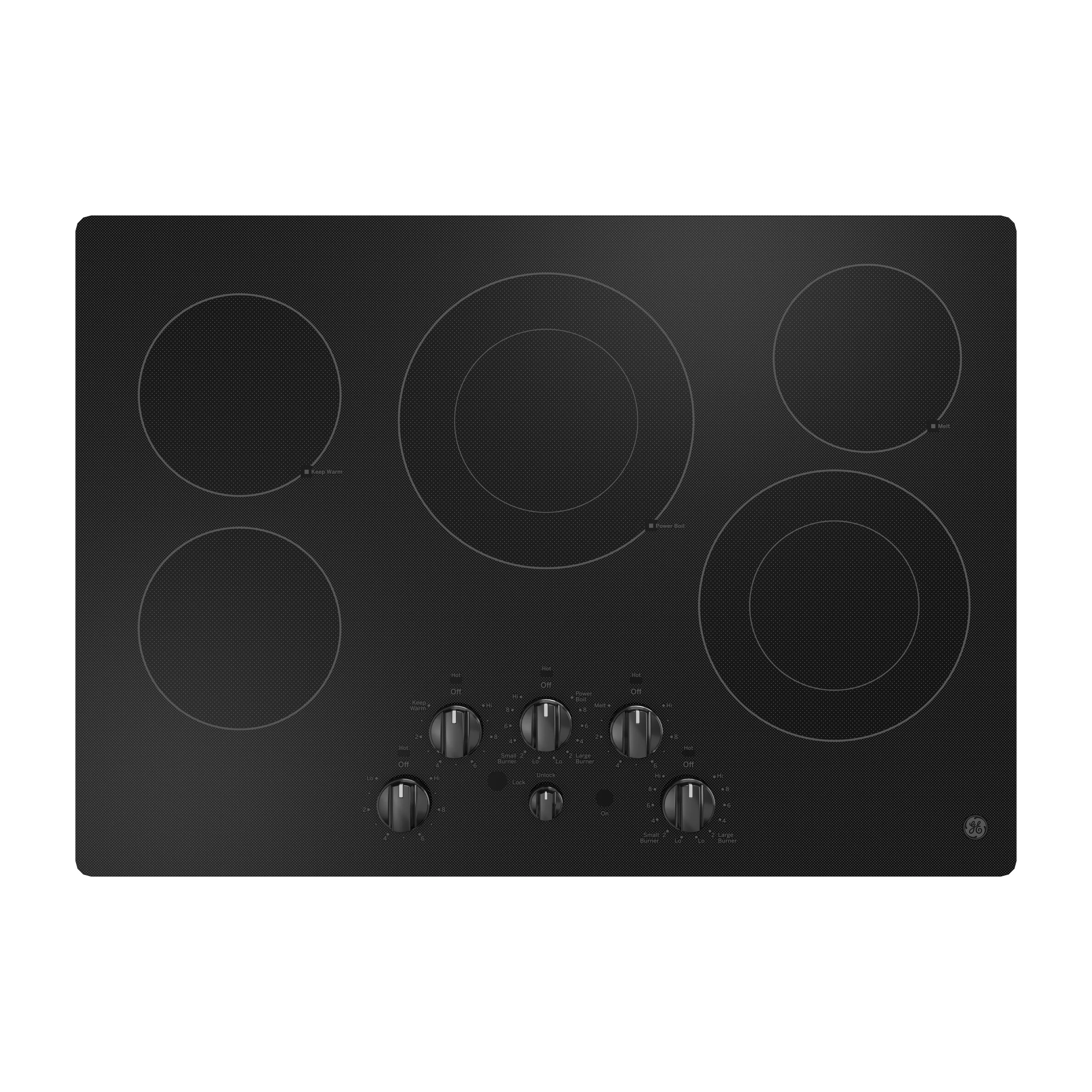 GE® 30" Built-In knob Control Electric Cooktop