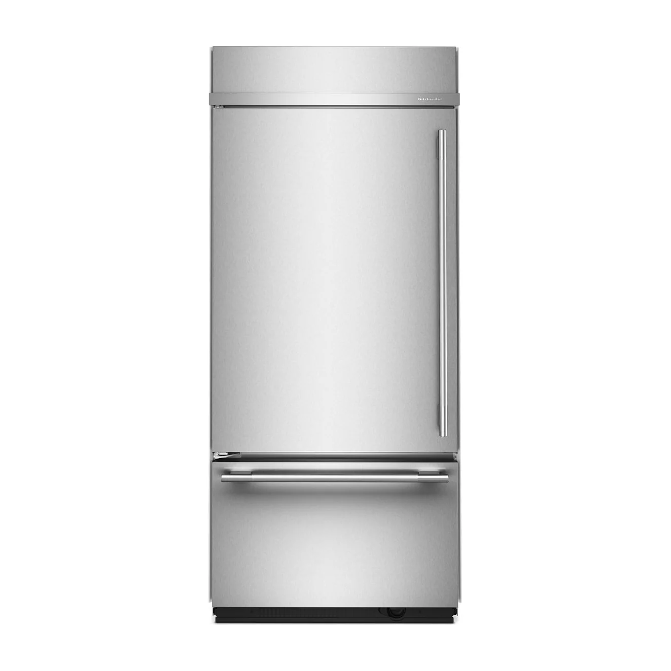 20.8 Cu. Ft. 36-Inch Built-In Bottom Mount Refrigerator with Left Door Swing and Signature Platinum Interior in PrintShield® Finish