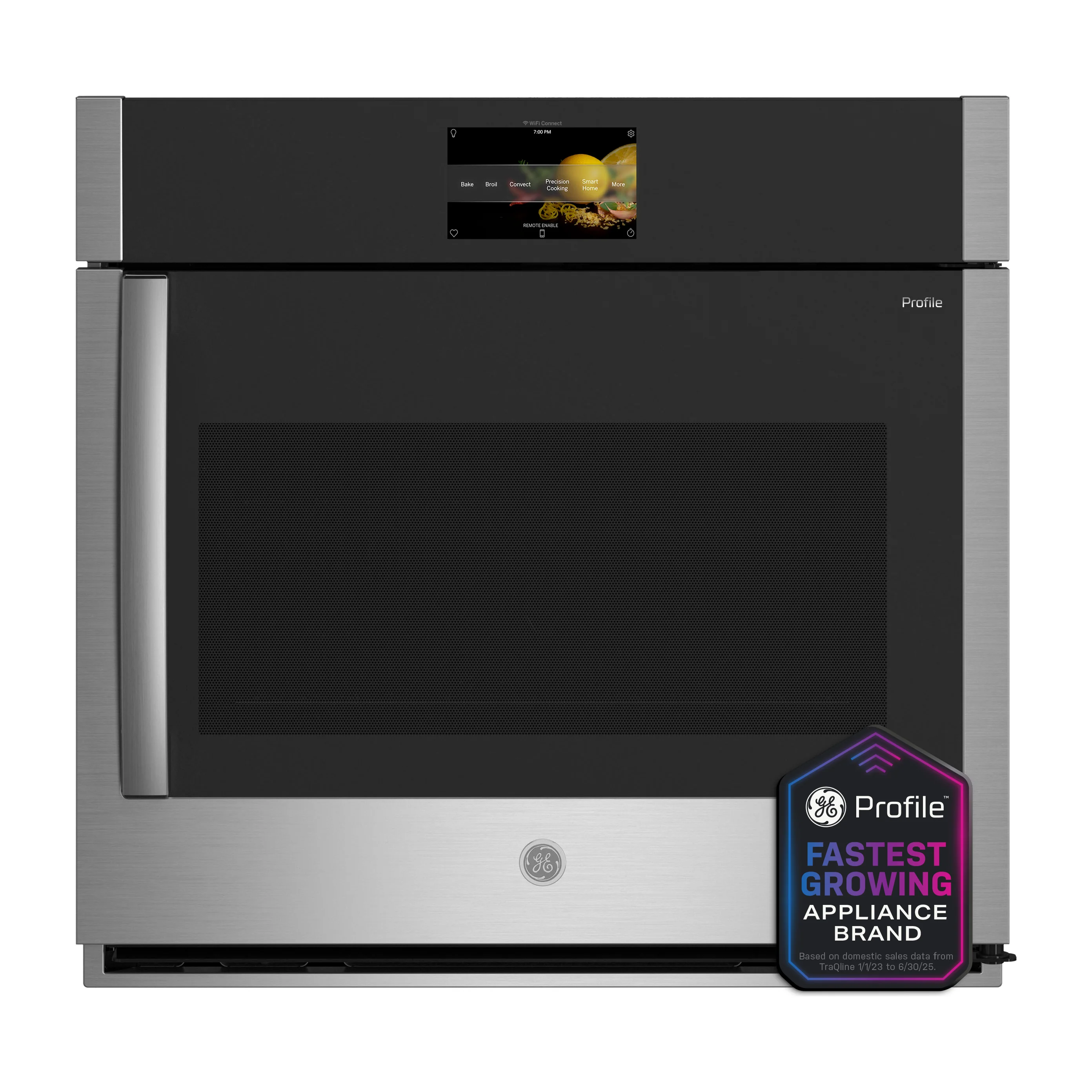 GE Profile™ 30" Smart Built-In Convection Single Wall Oven with Right-Hand Side-Swing Doors