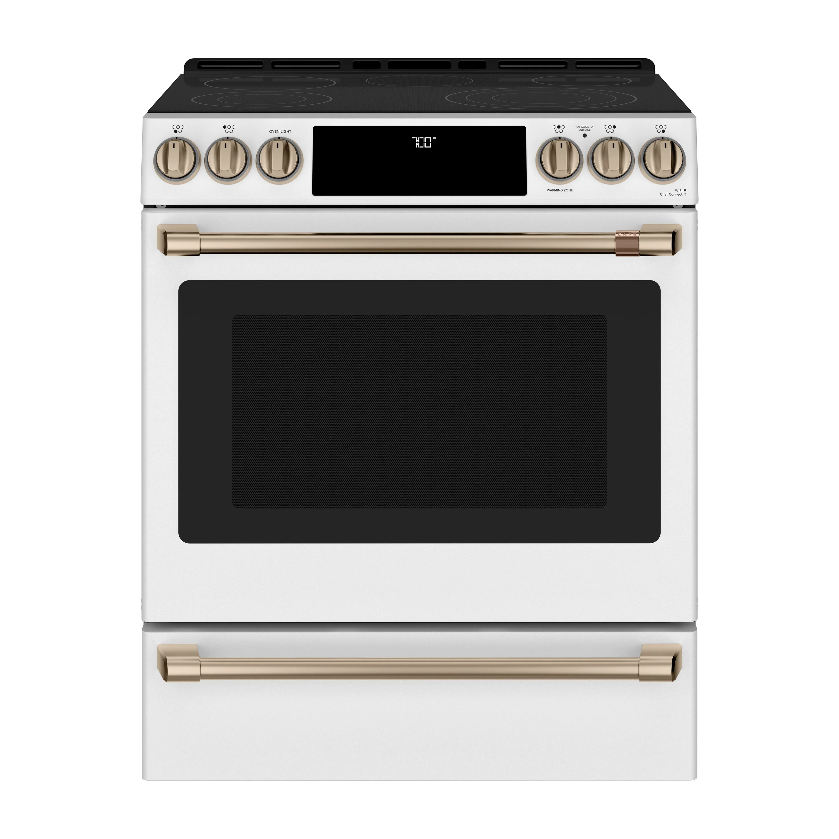 CAFÉ™ 30" Smart Slide-In, Front-Control, Radiant and Convection Range
