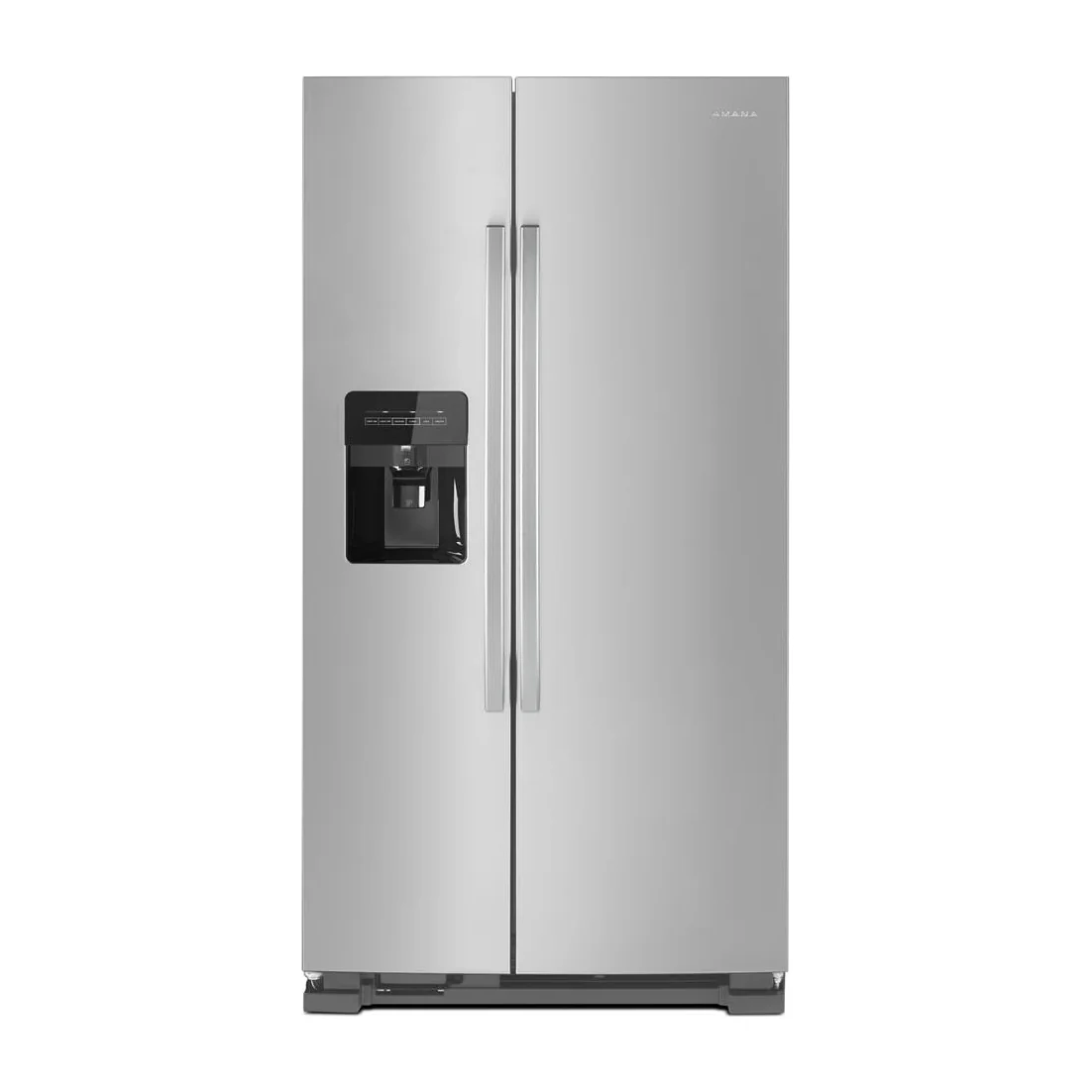33-inch Side-by-Side Refrigerator with Dual Pad External Ice and Water Dispenser
