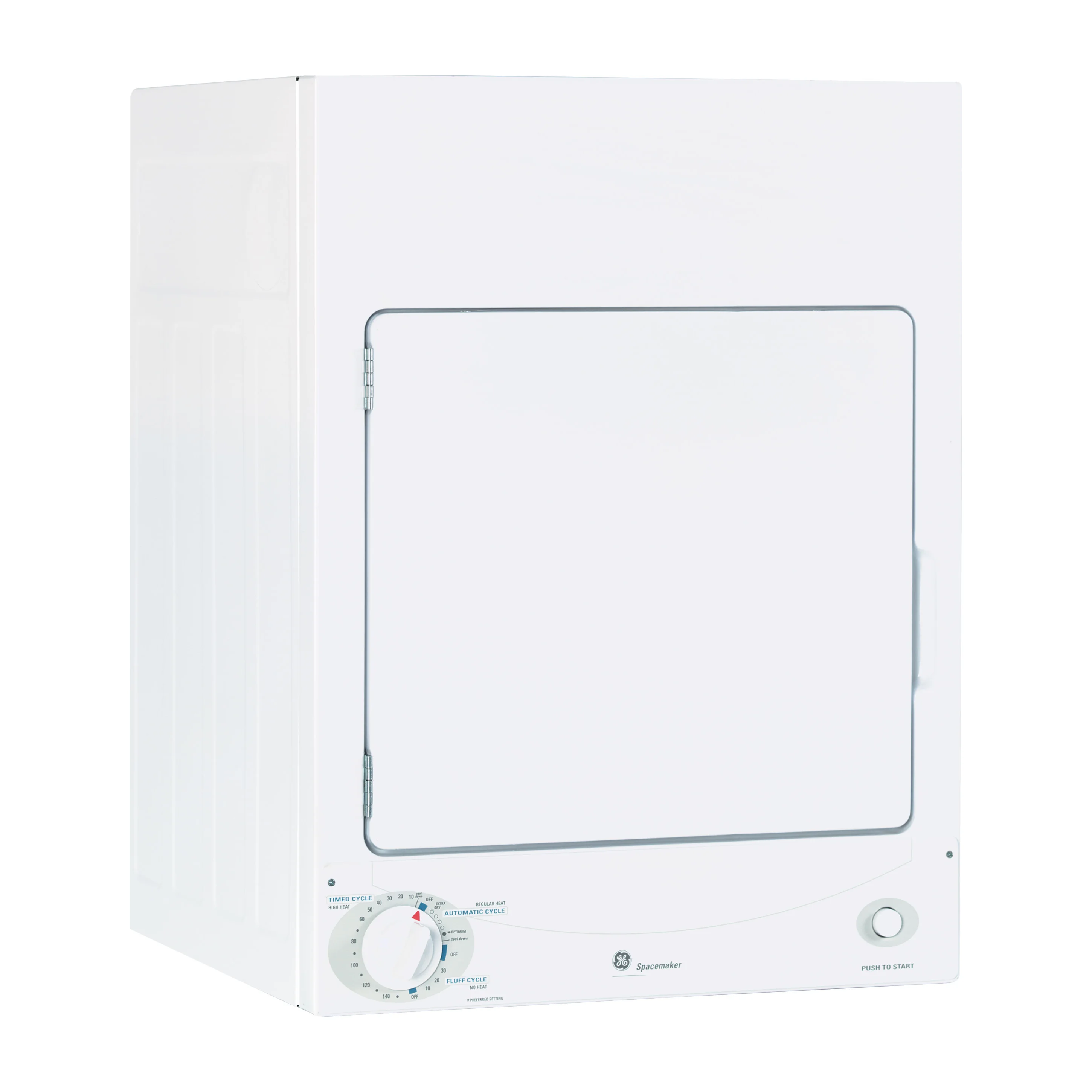 GE Spacemaker® 120V 3.6 cu. ft. Capacity Stationary Electric Dryer