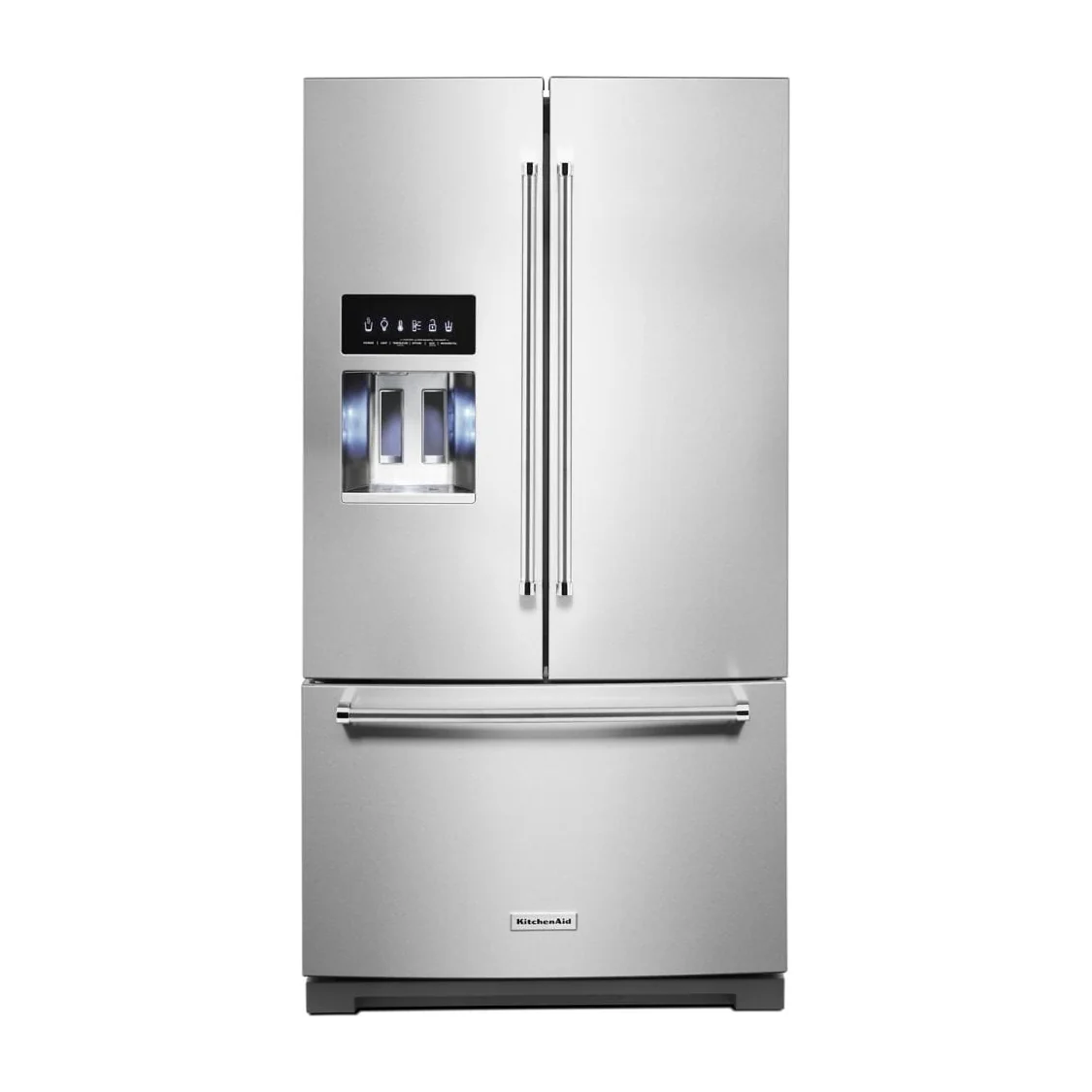 26.8 Cu. Ft. Standard-Depth French Door Refrigerator with Exterior Ice and Water Dispenser