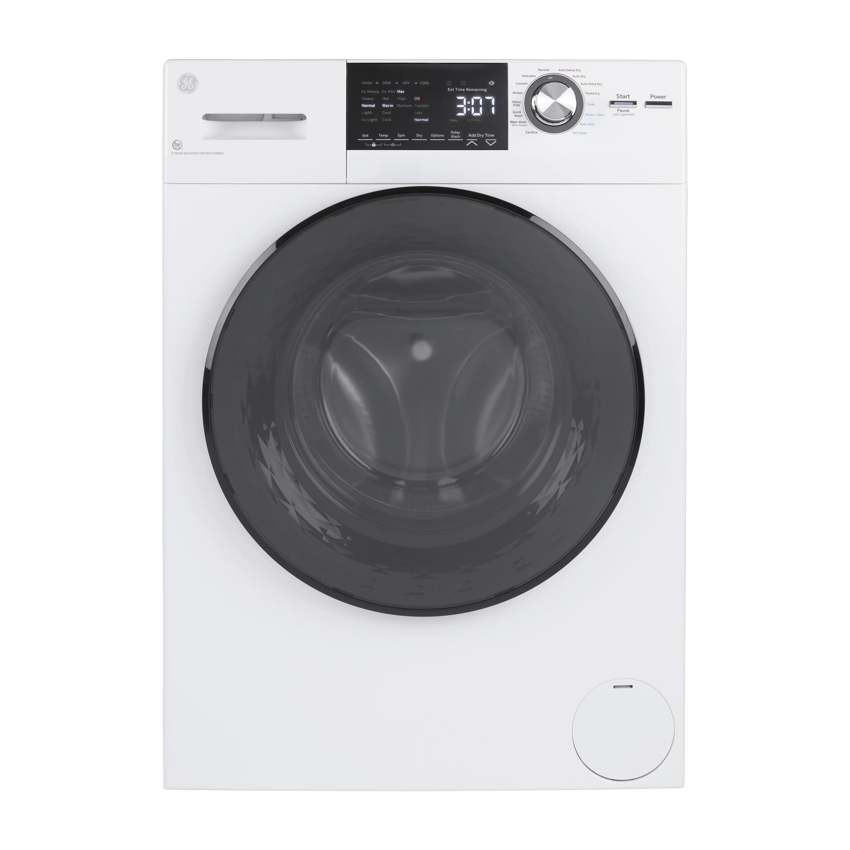 GE® 24" 2.4 cu. ft.Capacity Front Load Washer/Condenser Dryer Combo
