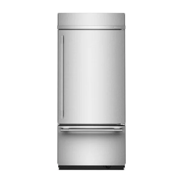 20.8 Cu. Ft. 36-Inch Built-In Bottom Mount Refrigerator with Right Door Swing and Signature Platinum Interior in PrintShield® Finish