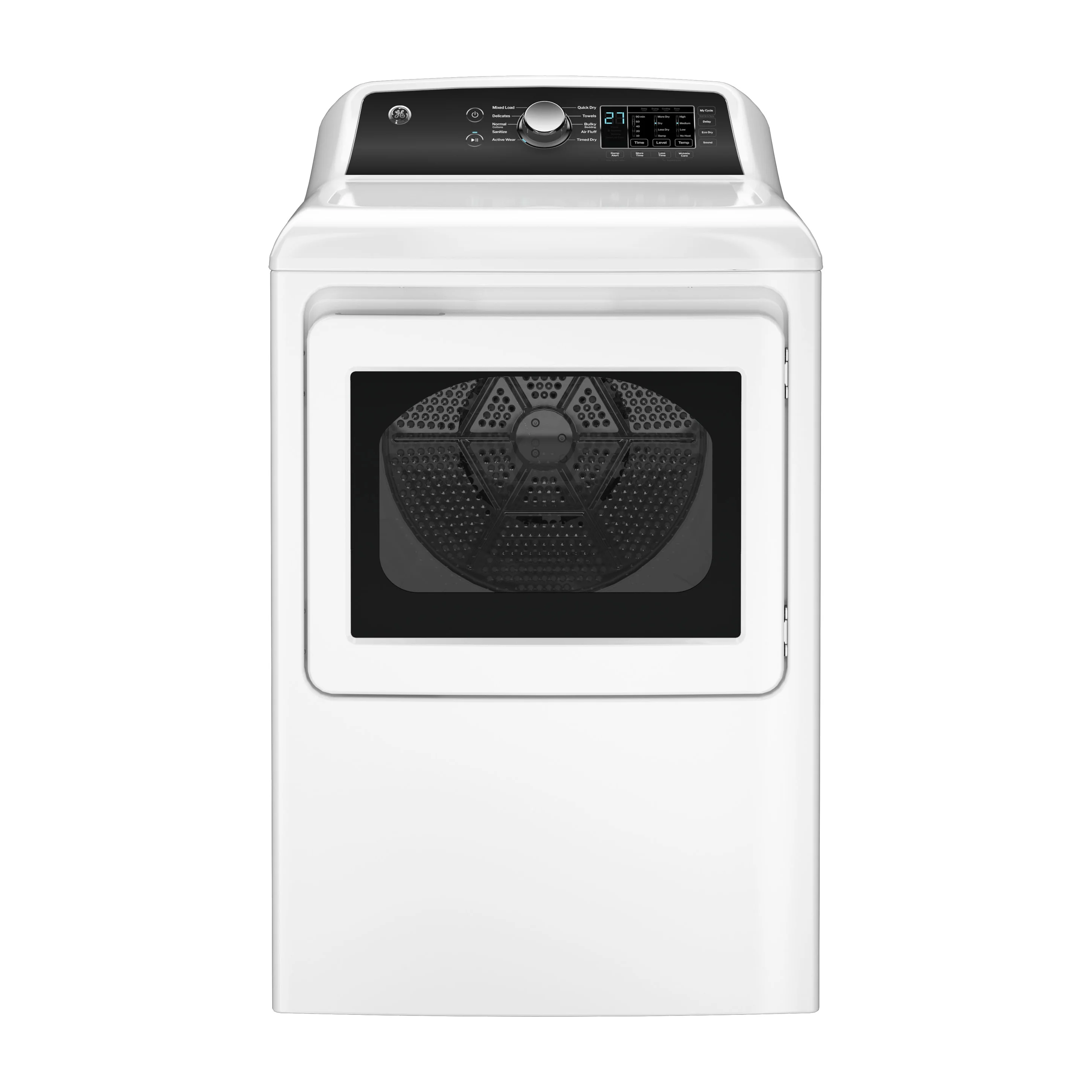 GE® 7.4 cu. ft. Capacity Electric&nbsp;Dryer with Up To 120 ft. Venting&nbsp;and&nbsp;Sensor Dry