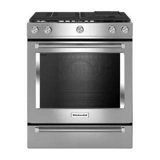 30-Inch 5-Burner Dual Fuel Convection Slide-In Range with Baking Drawer