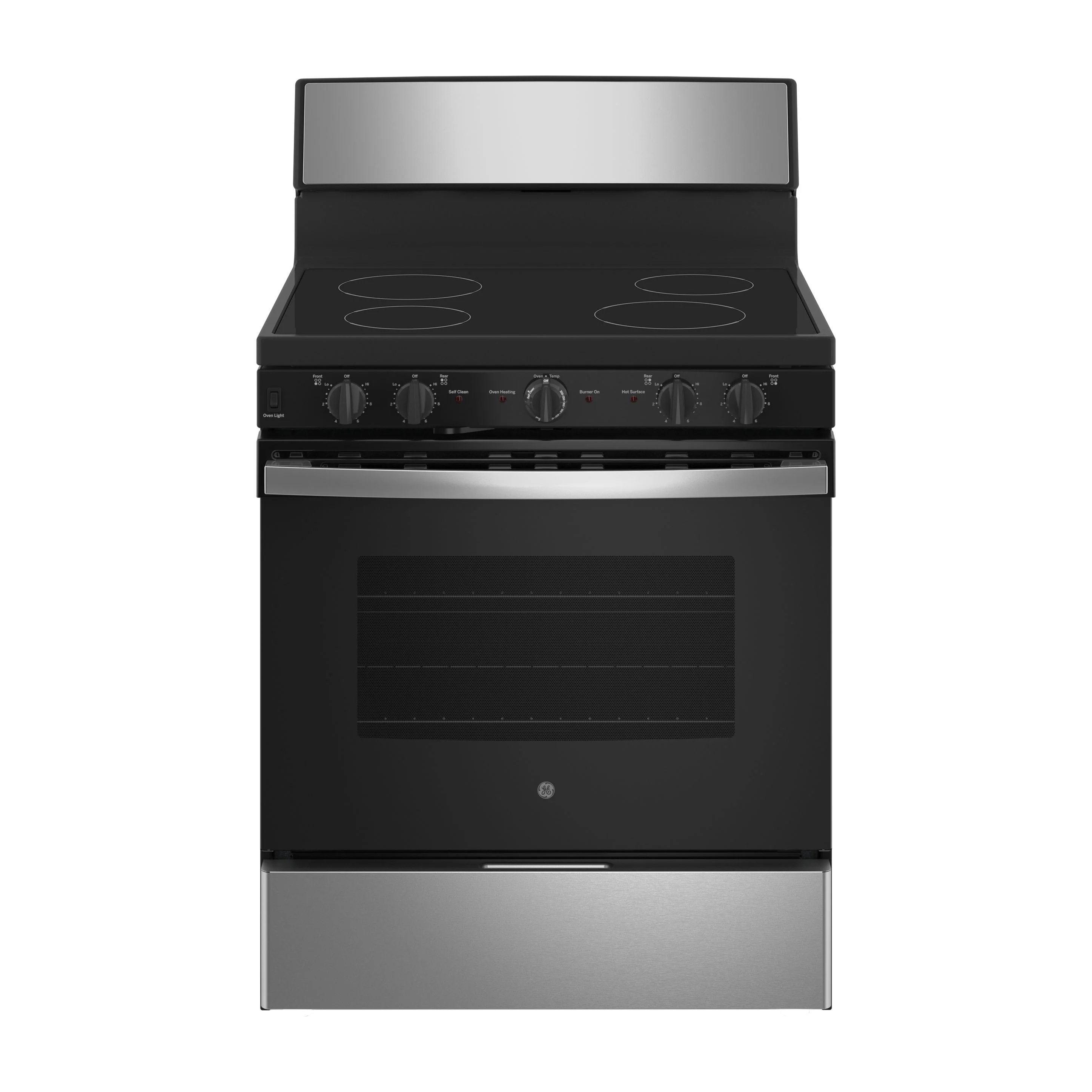 GE® ENERGY STAR® 30” Free-Standing Electric Radiant Smooth Cooktop Range