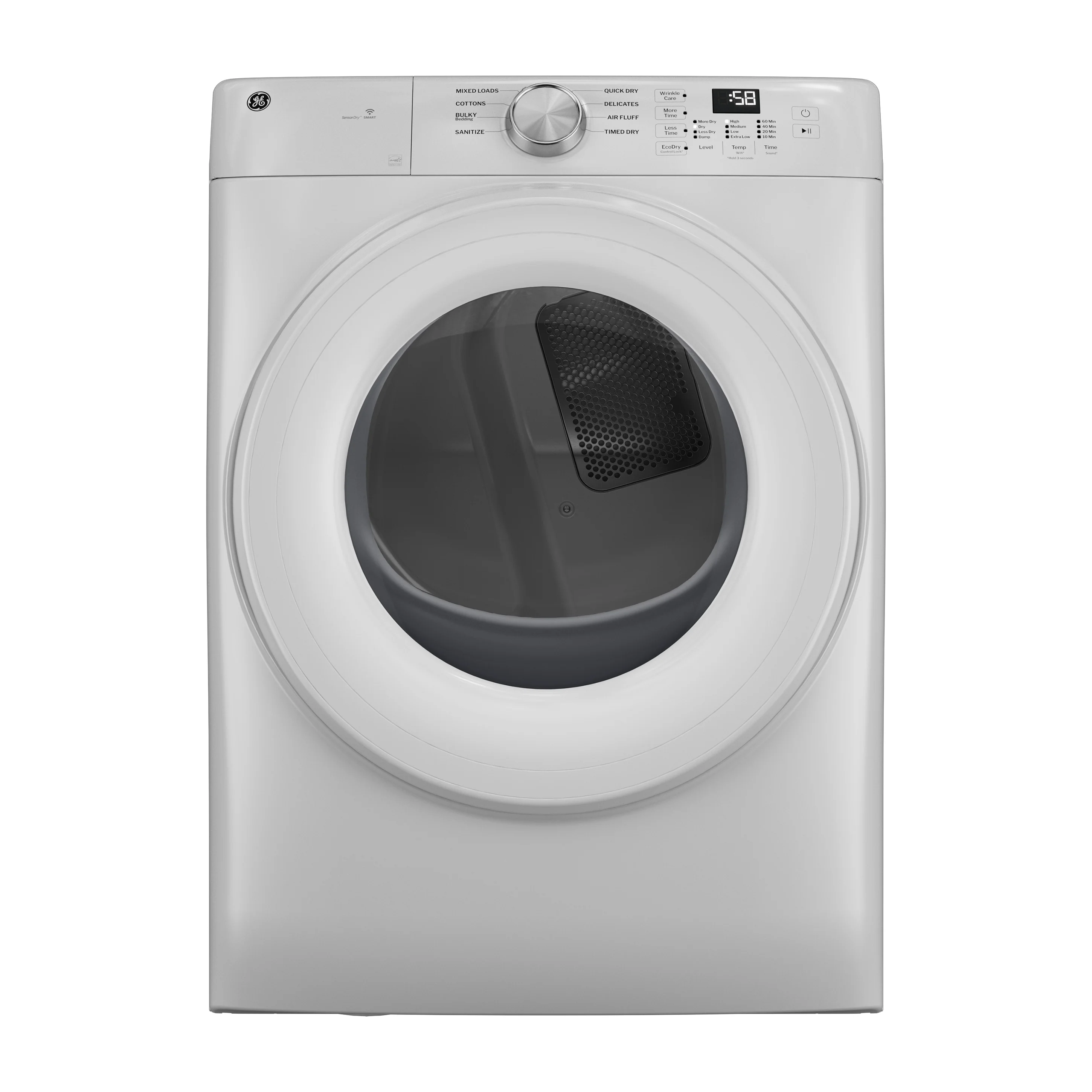GE® ENERGY STAR® 7.8 cu. ft. Capacity Smart Front Load Electric Dryer