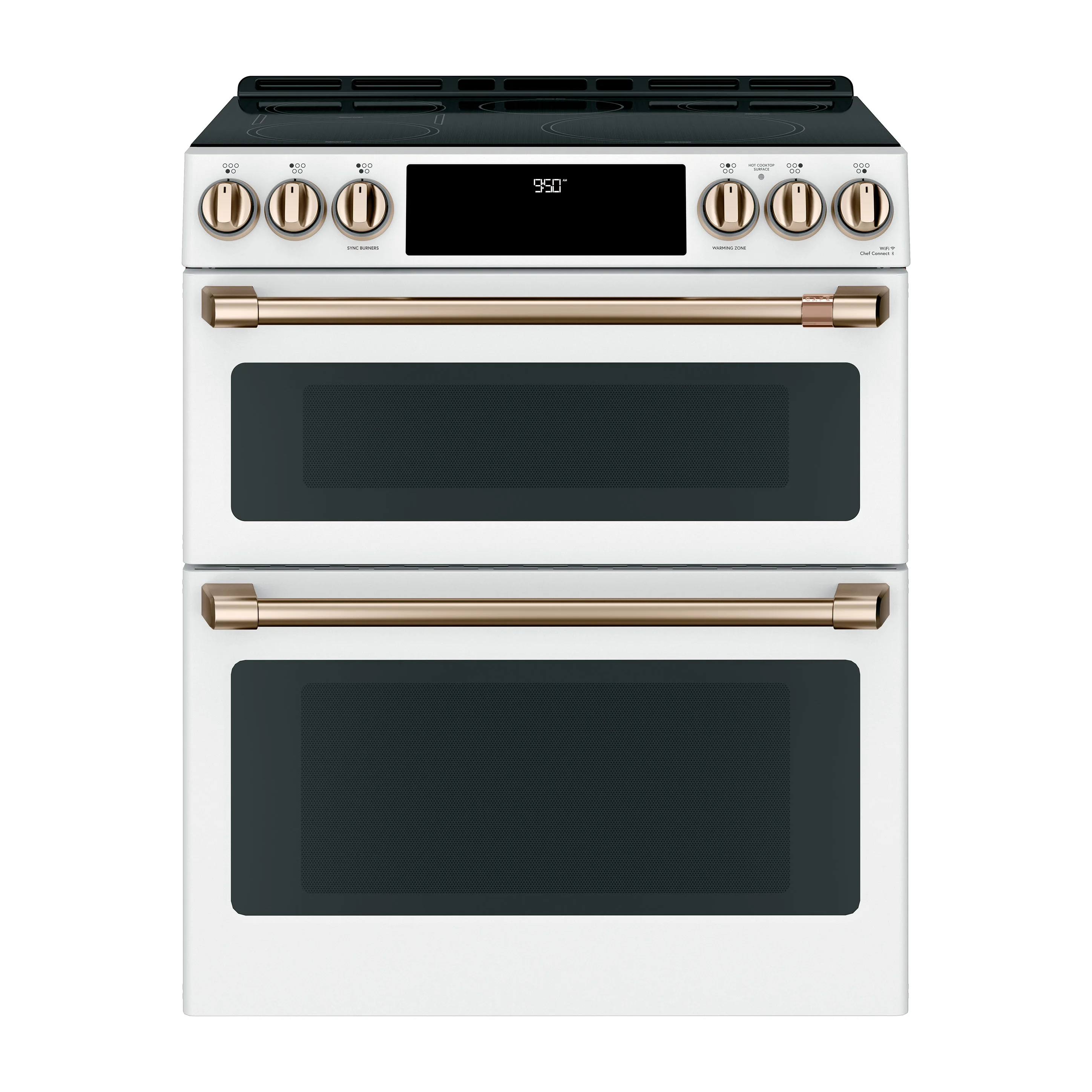 CAFÉ™ 30" Smart Slide-In, Front-Control, Induction and Convection Double-Oven Range