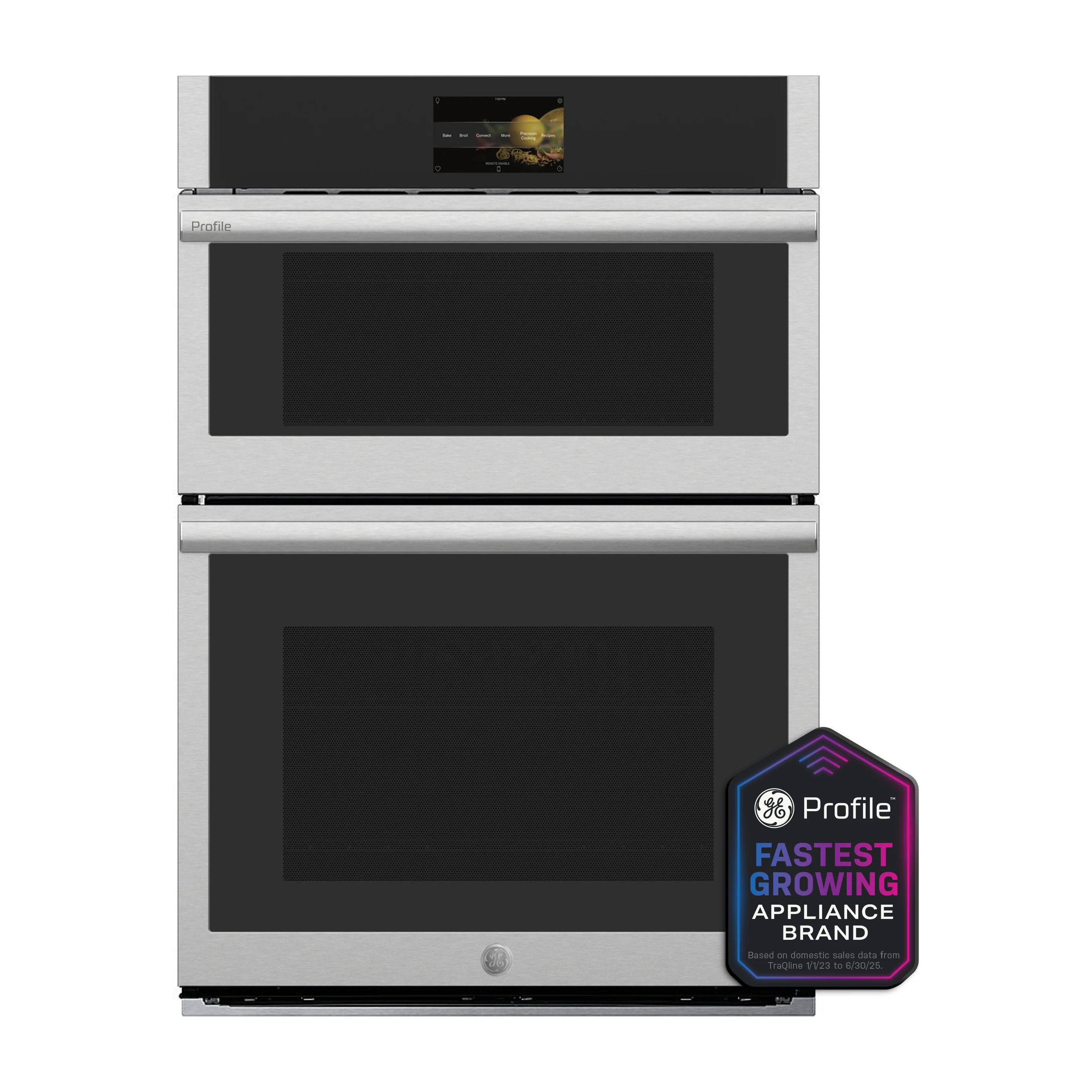 GE Profile™ 30 in. Combination Double Wall Oven with Convection, Air Fry, Steam, Sous Vide, and Advantium® Technology