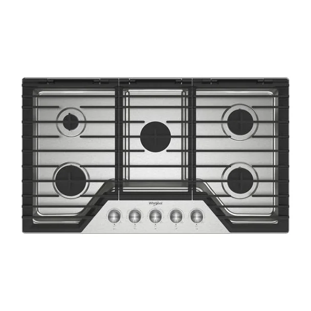 36-inch Gas Cooktop with 5 Burners and EZ-2-Lift™ Hinged Cast-Iron Grates
