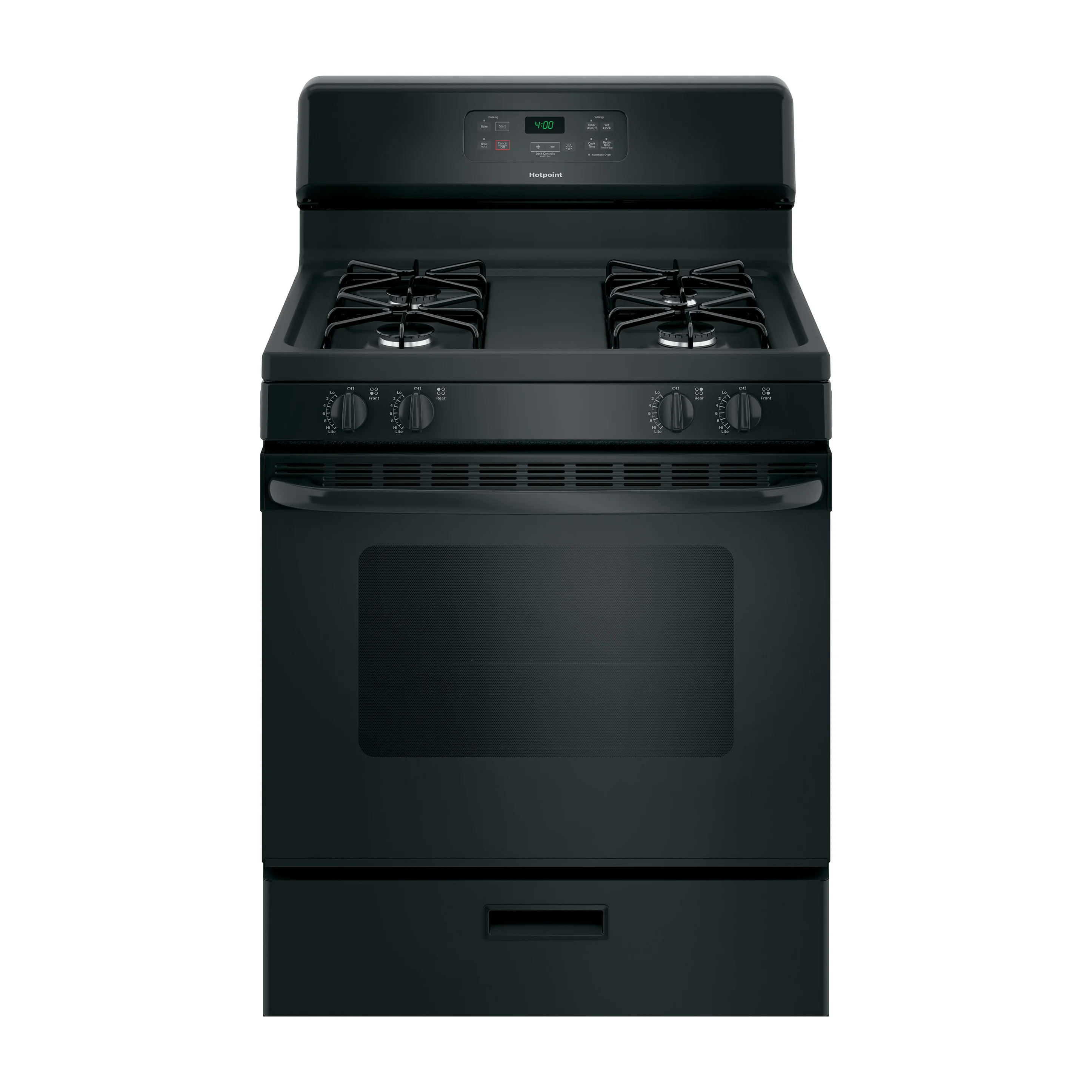 Hotpoint® 30" Free-Standing Standard Clean Gas Range