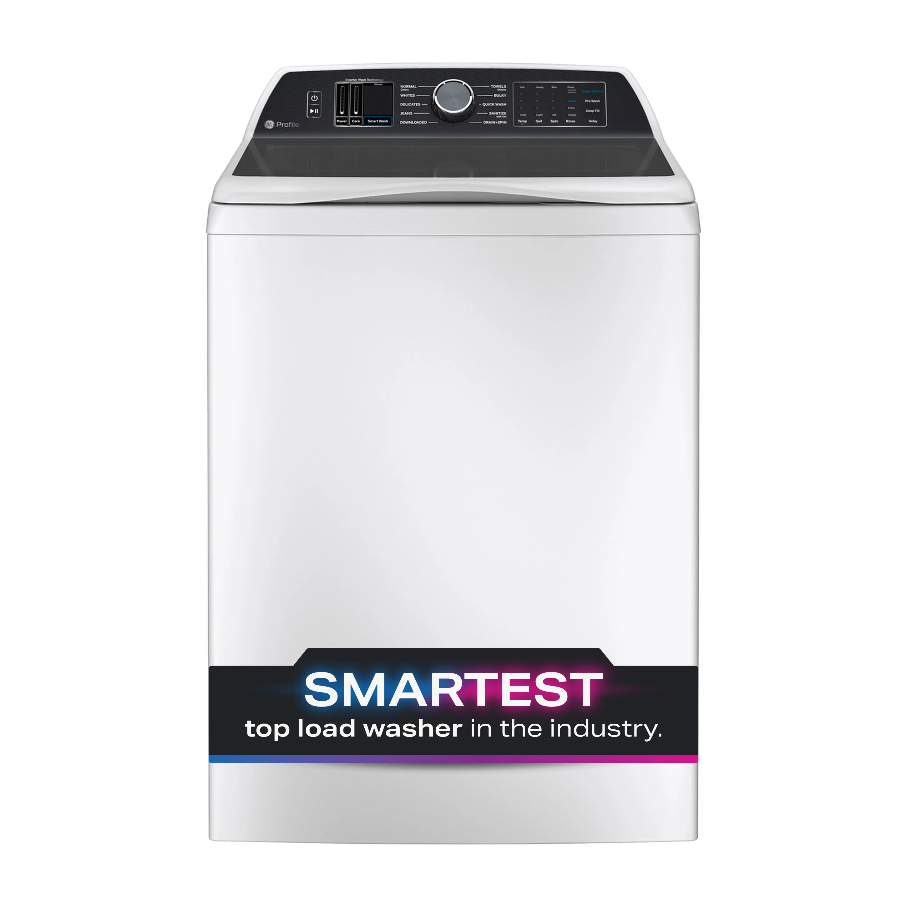 GE Profile™ ENERGY STAR® 5.4  cu. ft. Capacity Washer with Smarter Wash Technology and FlexDispense™