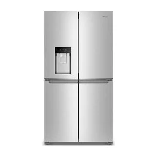 36-Inch Counter Depth 4 Door Refrigerator with Ice Maker in Door