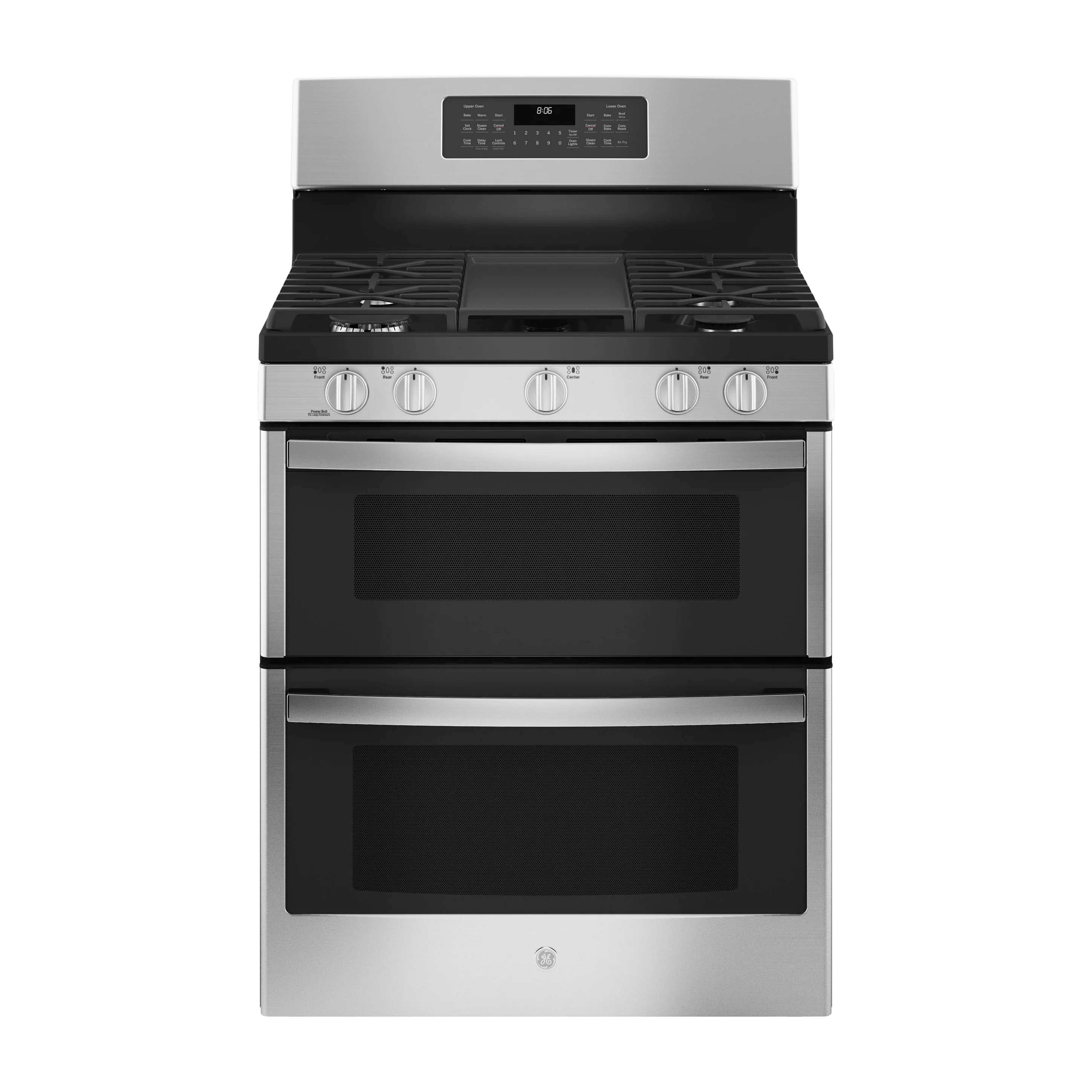 GE 30" Free-Standing Gas Double Oven Convection Range