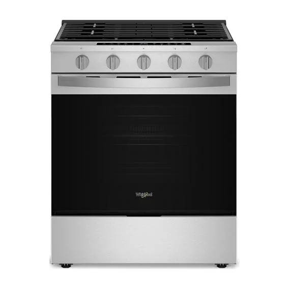 30-inch Smart Slide In Gas Range with Air Cooking Technology, No Preheat Air Fry, Steam/Self Clean and High Speed Preheat