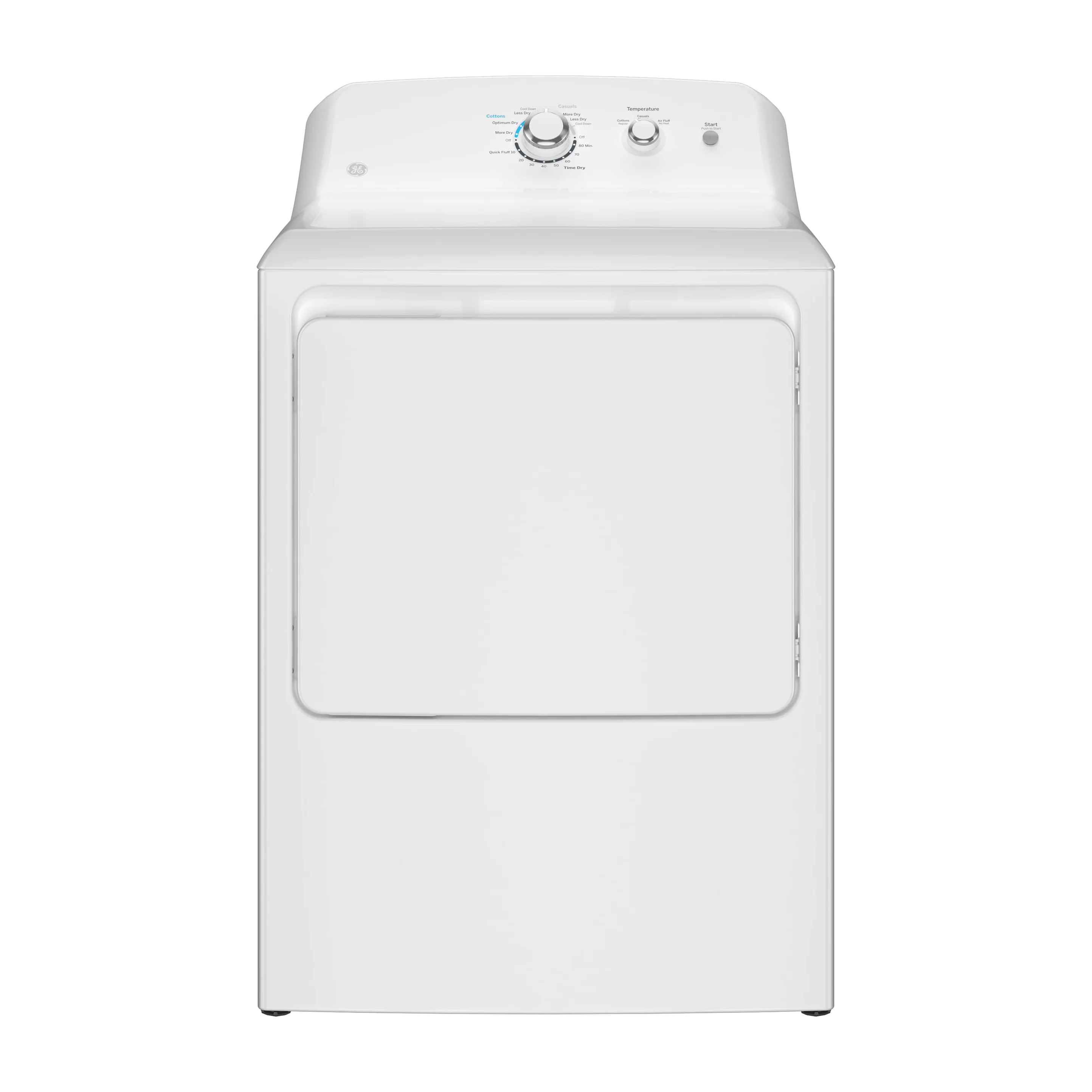 GE 6.2 cu. ft. Capacity Electric&nbsp;Dryer&nbsp;with Up To 120 ft. Venting and Shallow Depth​