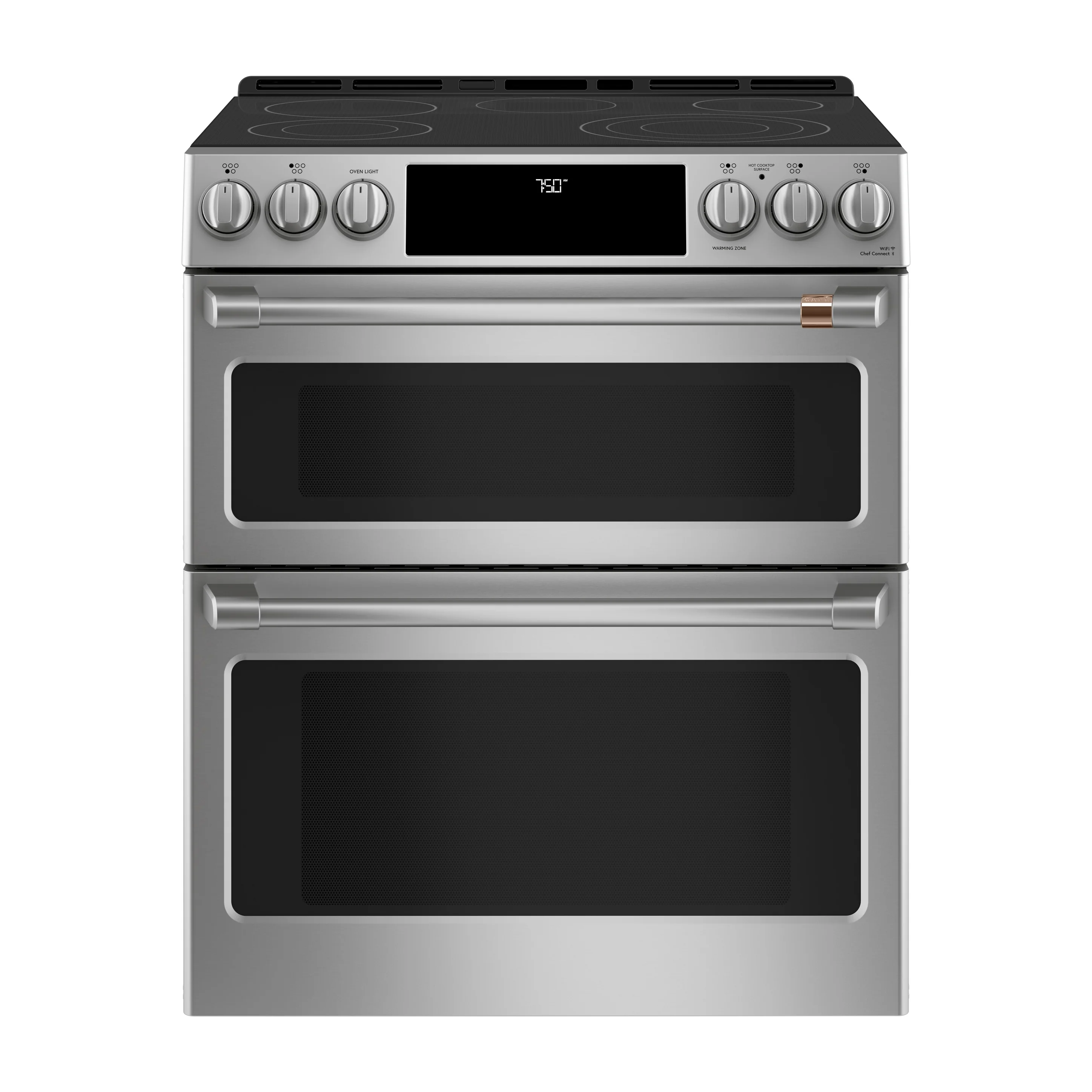 CAFÉ™ 30" Smart Slide-In, Front-Control, Radiant and Convection Double-Oven Range