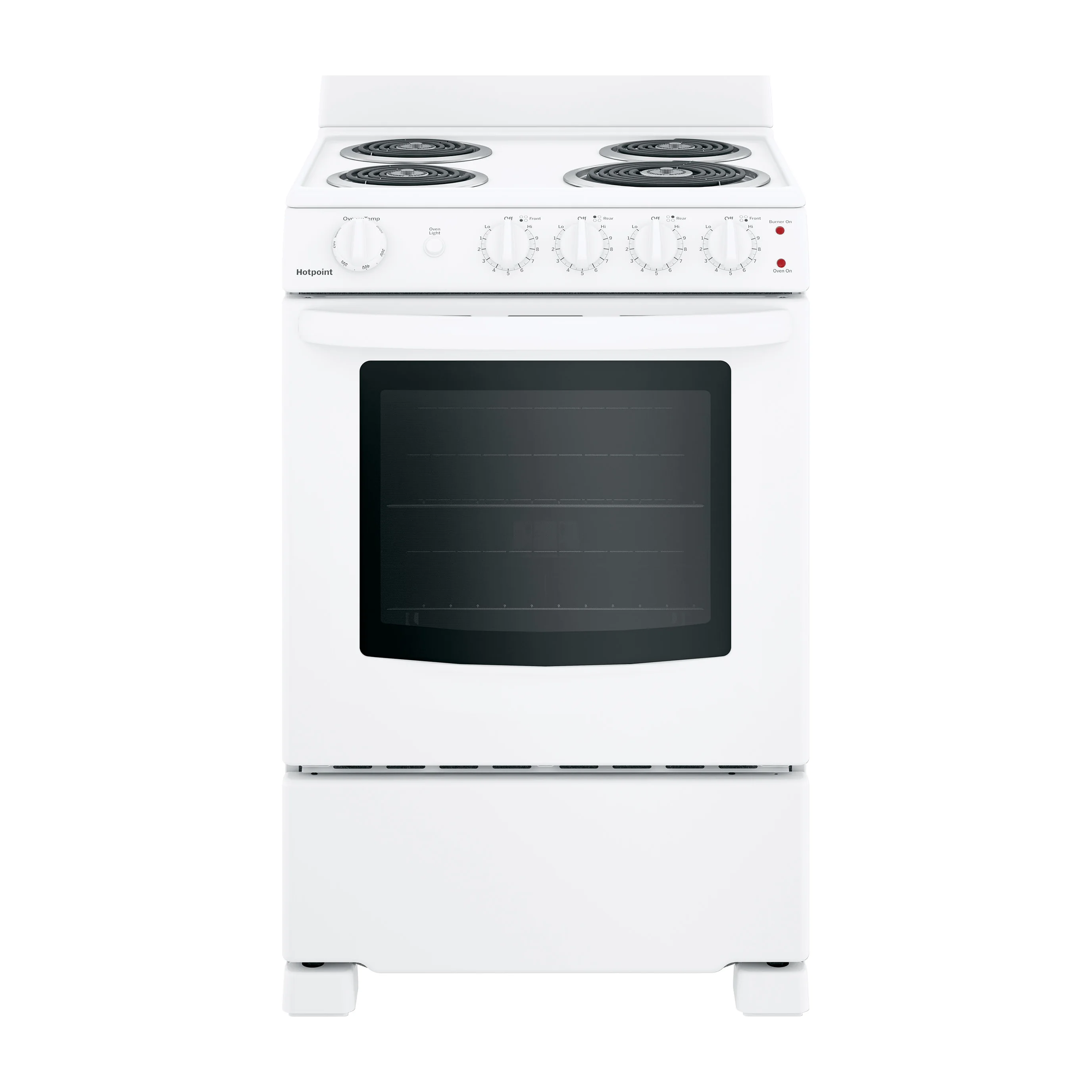 Hotpoint® ENERGY STAR® 24" Electric Free-Standing Front-Control Range