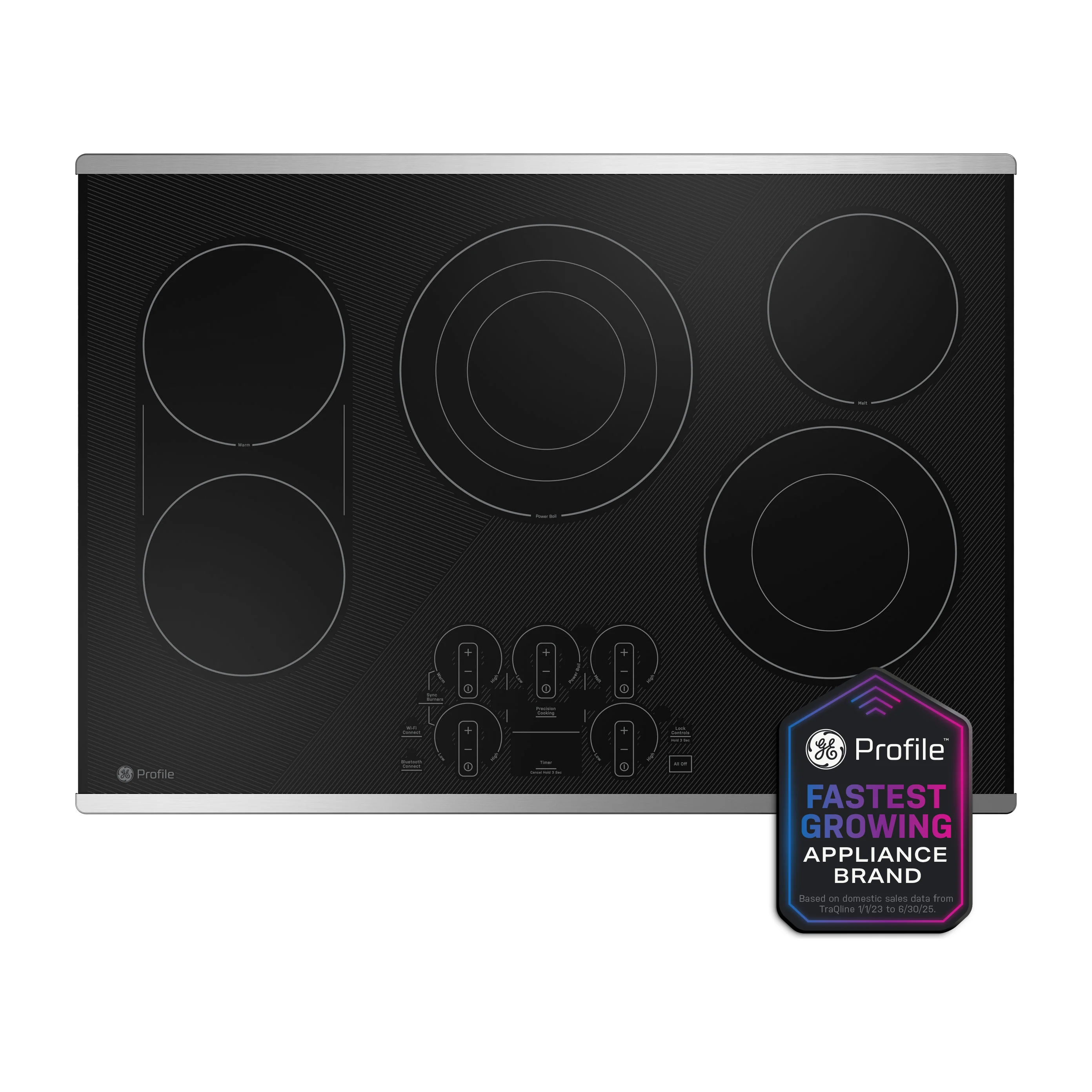 GE Profile™ 30" Built-In Touch Control Electric Cooktop