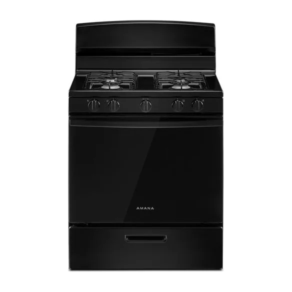 Amana® 30-inch Gas Range with Easy-Clean Glass Door