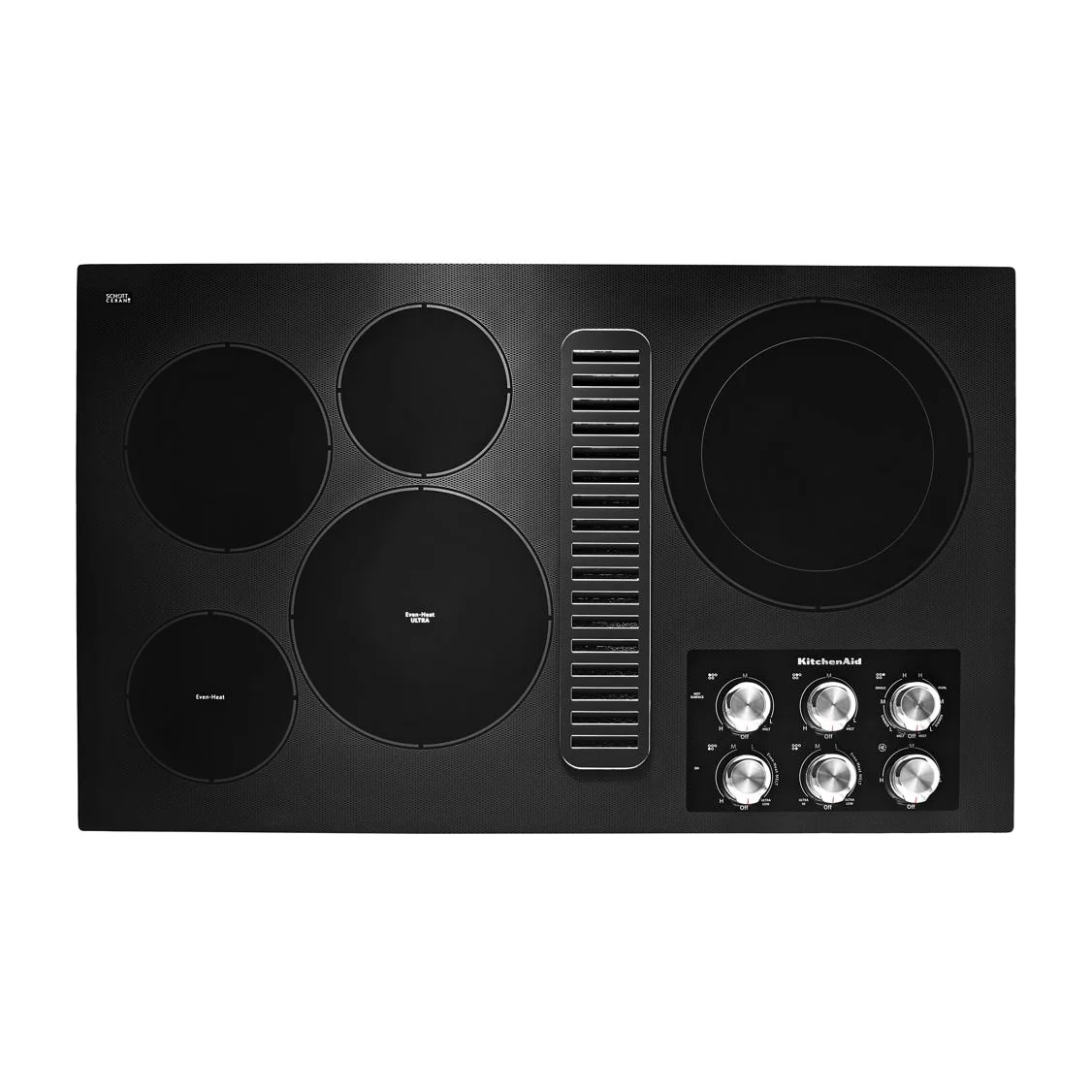 36" Electric Downdraft Cooktop with 5 Elements