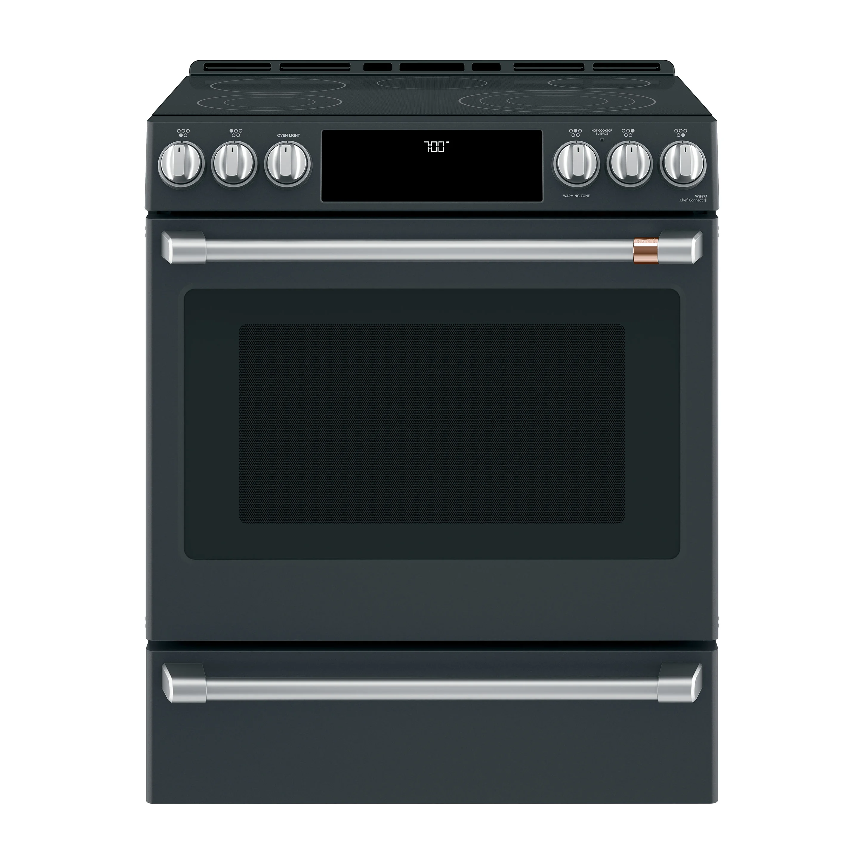CAFÉ™ 30" Smart Slide-In, Front-Control, Radiant and Convection Range