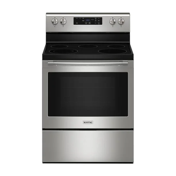 Maytag® 30-Inch Wide Freestanding Electric Range with Steam Clean - 5.3 cu. ft.