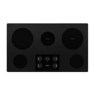 36-inch Electric Ceramic Glass Cooktop with Dual Radiant Element