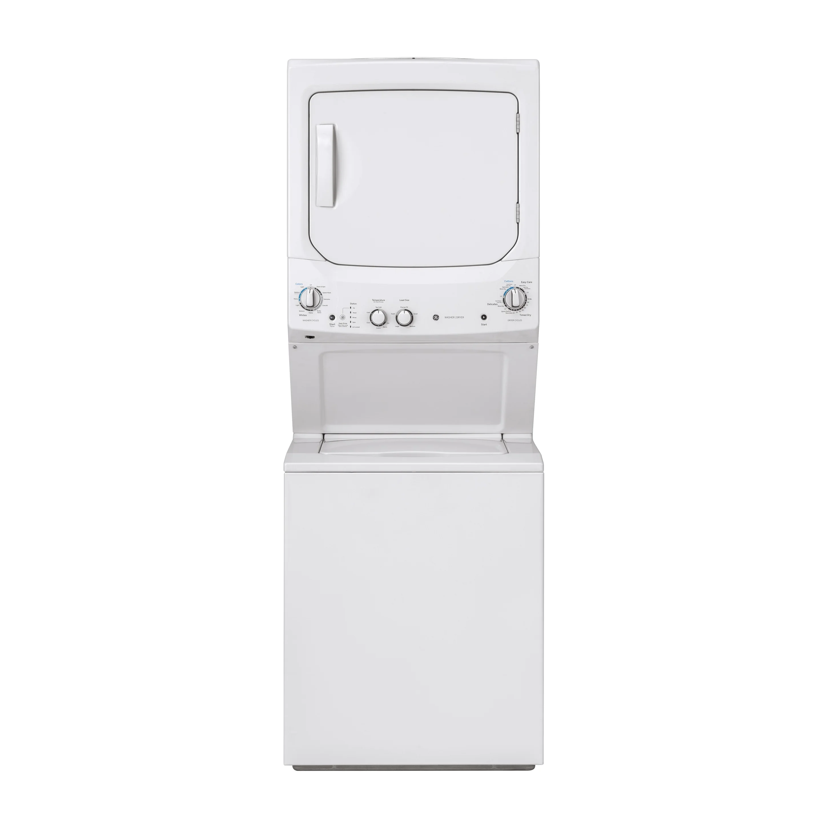 GE Unitized Spacemaker® 3.8 cu. ft. Capacity Washer with Stainless Steel Basket and 5.9 cu. ft. Capacity Electric Dryer