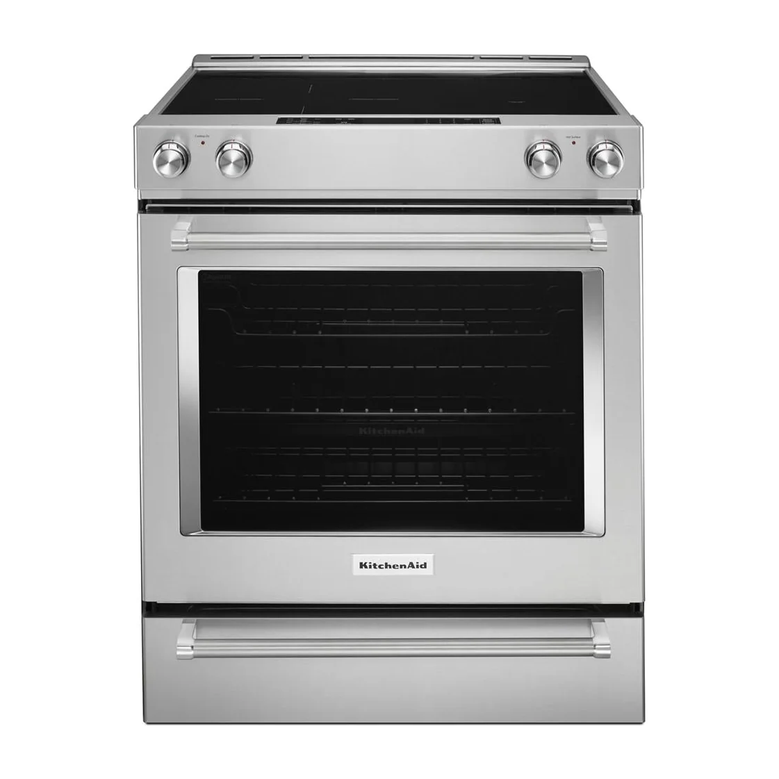 30-Inch 5-Element Electric Convection Slide-In Range with Baking Drawer