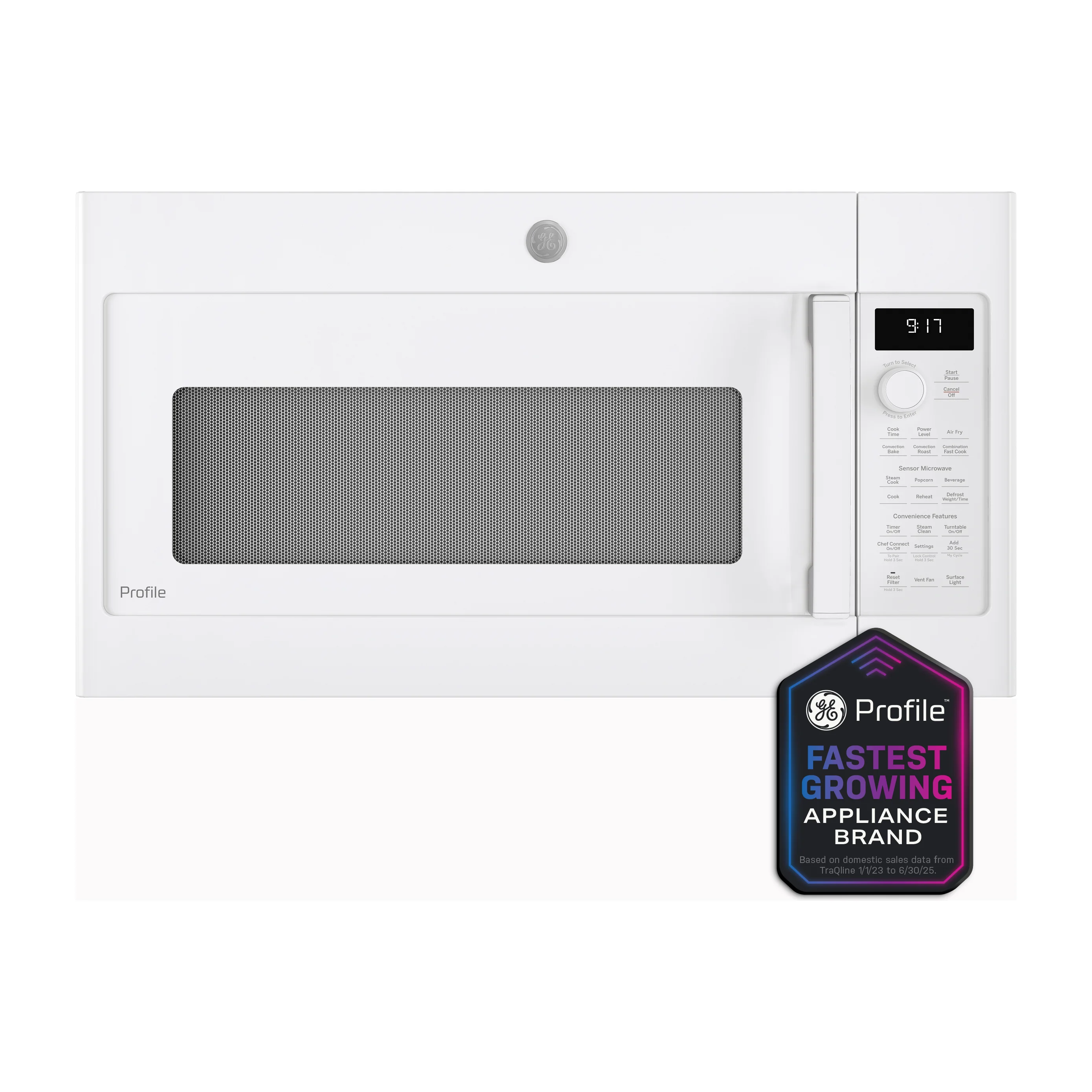 GE Profile™ 1.7 Cu. Ft. Convection Over-the-Range Microwave Oven